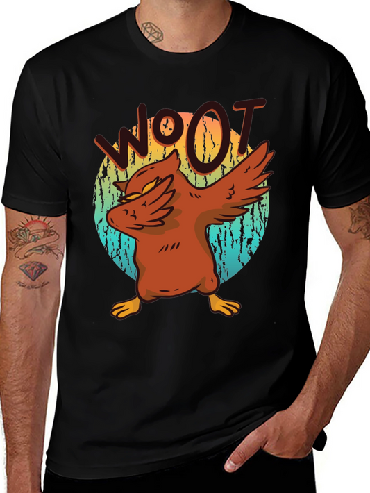 Dabbing Turkey WOOT T-Shirt - Thanksgiving Fun!