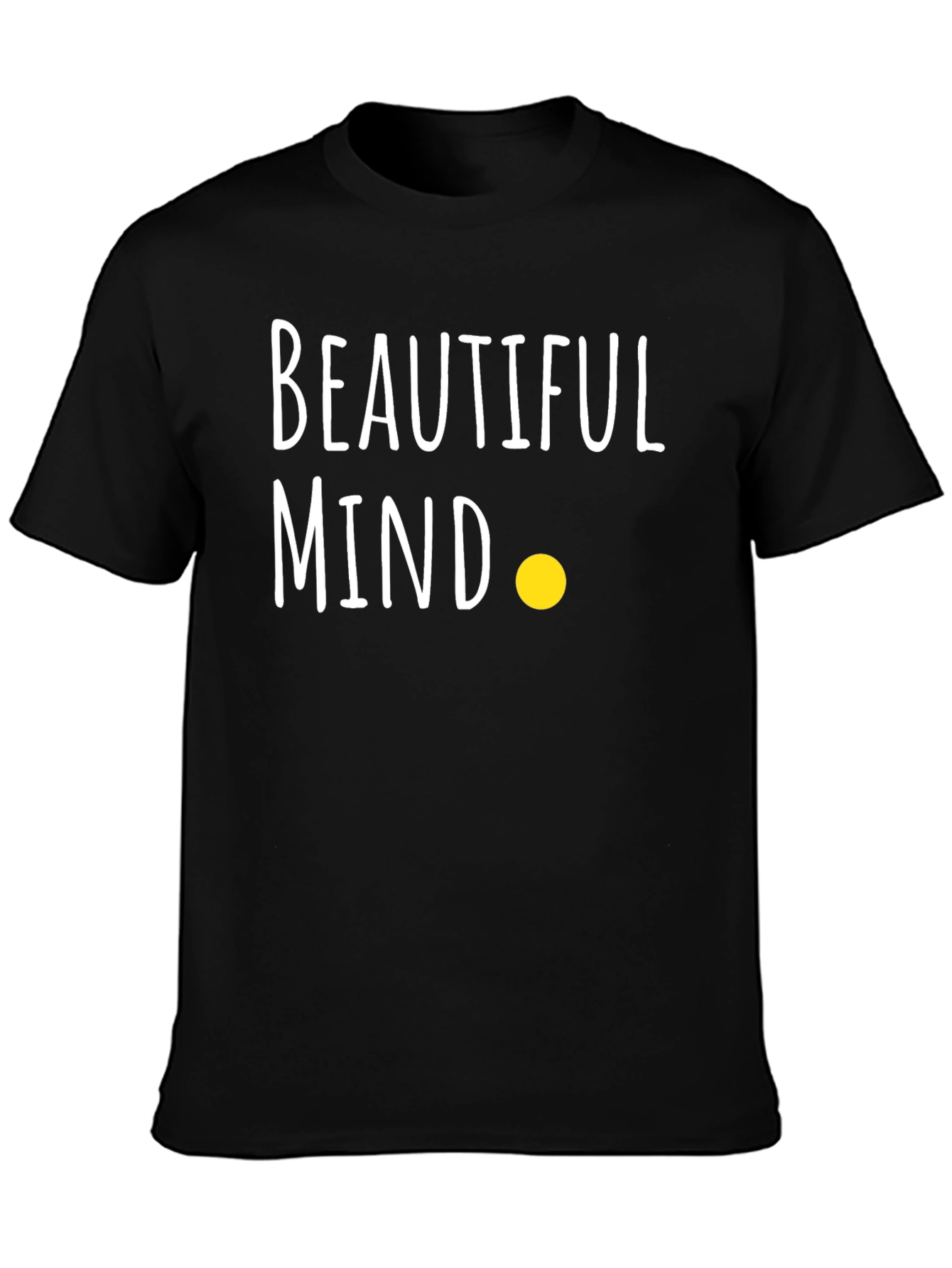 Beautiful Mind Graphic Tee - Soft Cotton Crew Neck