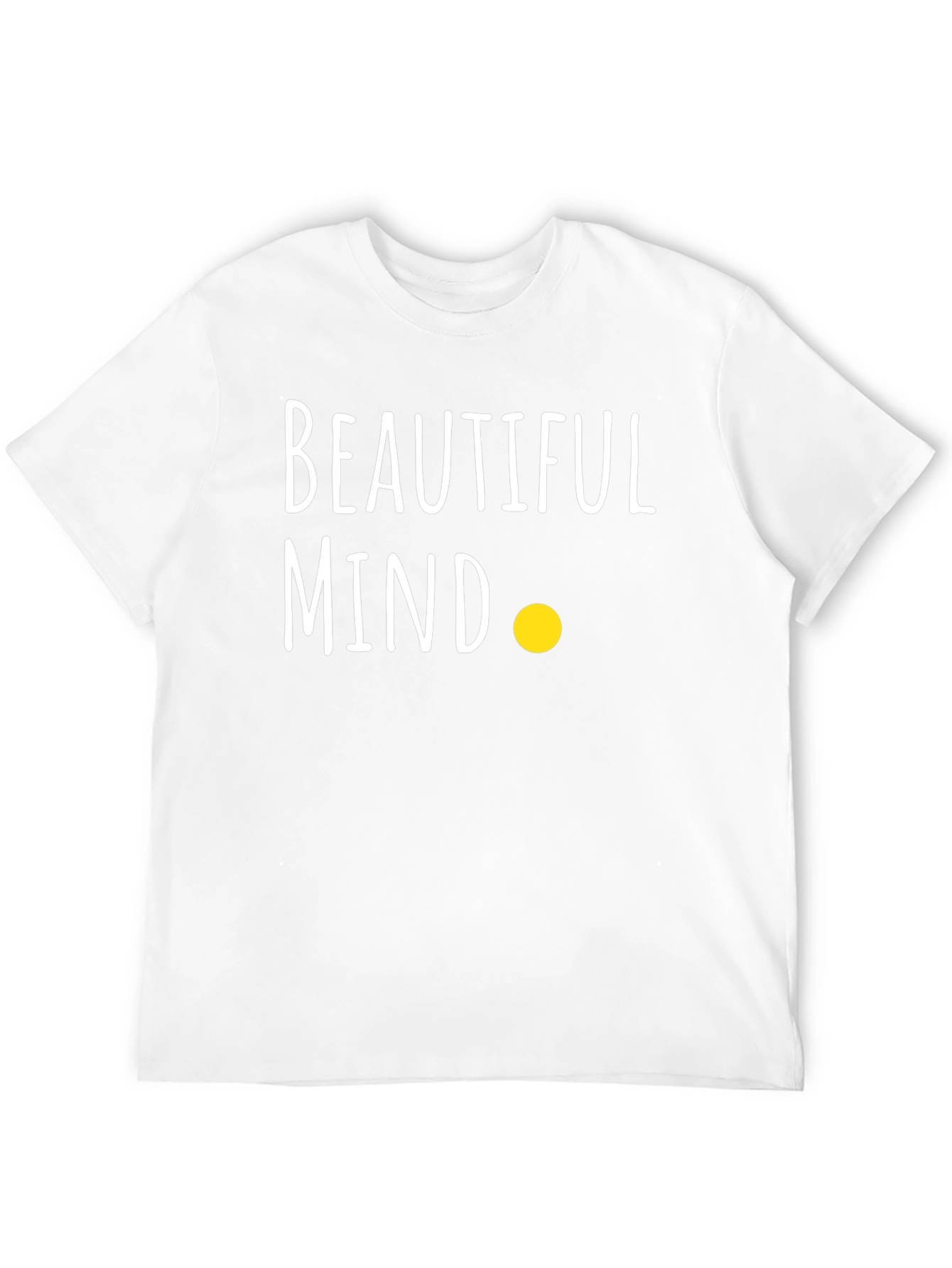 Beautiful Mind Graphic Tee - Soft Cotton Crew Neck