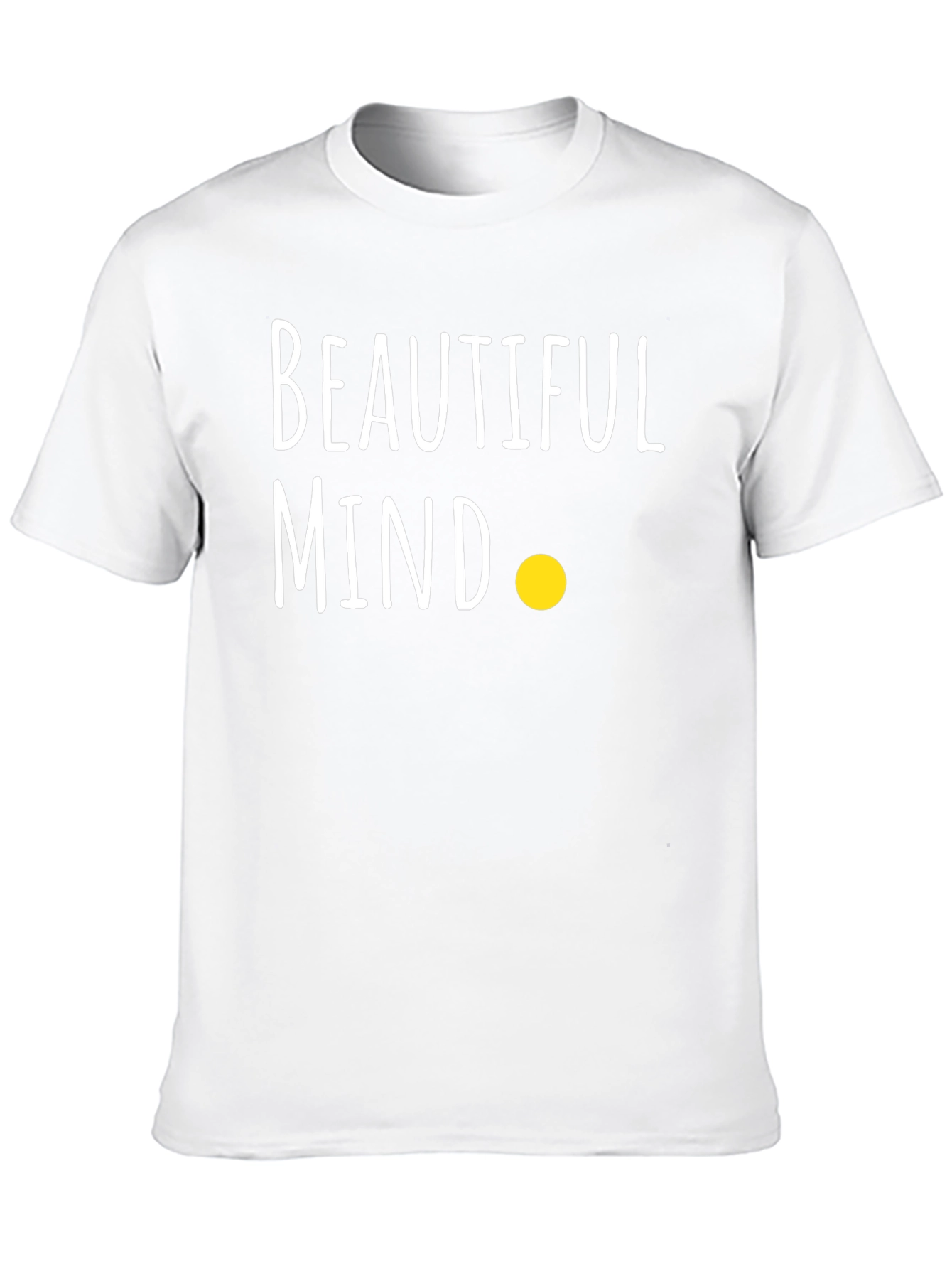 Beautiful Mind Graphic Tee - Soft Cotton Crew Neck