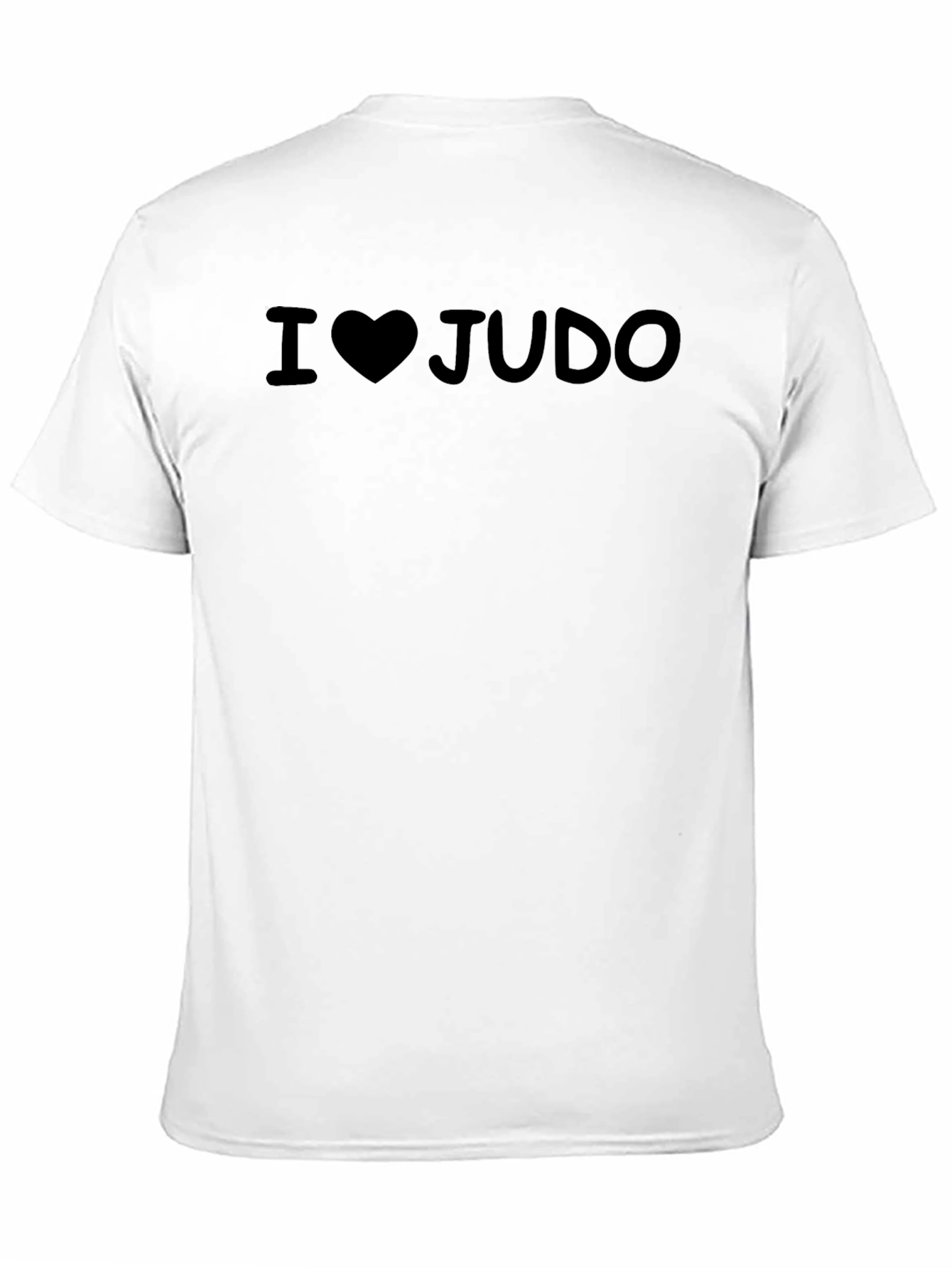 I Love Judo T-Shirt - Black Martial Arts Tee