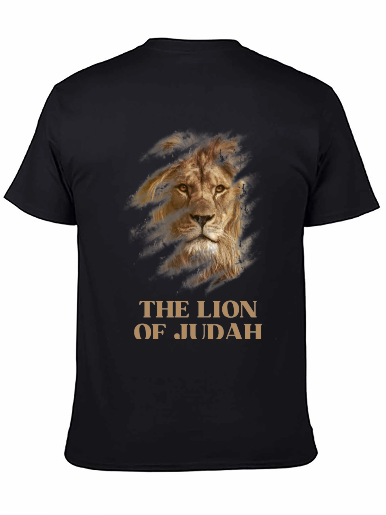 Lion of Judah Graphic T-Shirt - Black