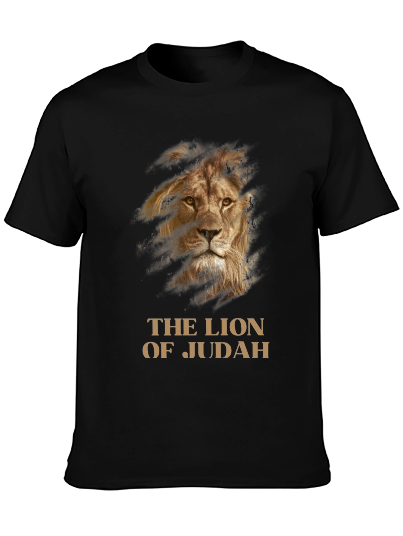 Lion of Judah Graphic T-Shirt - Black