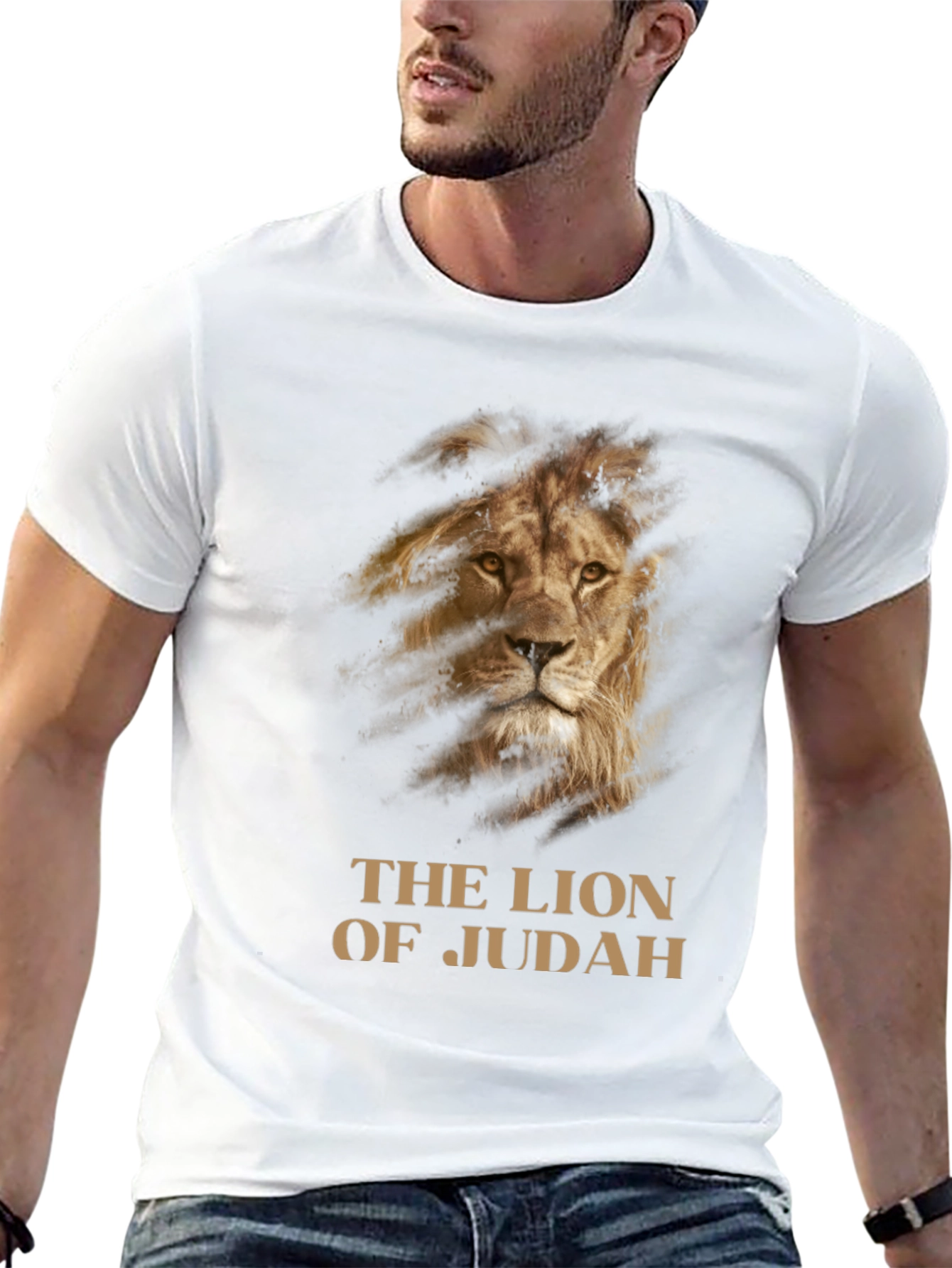 Lion of Judah Graphic T-Shirt - Black