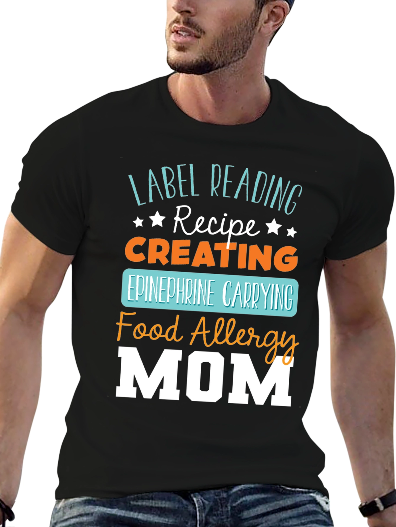 Food Allergy Mom T-Shirt - Epinephrine Carrying Recipe Tee