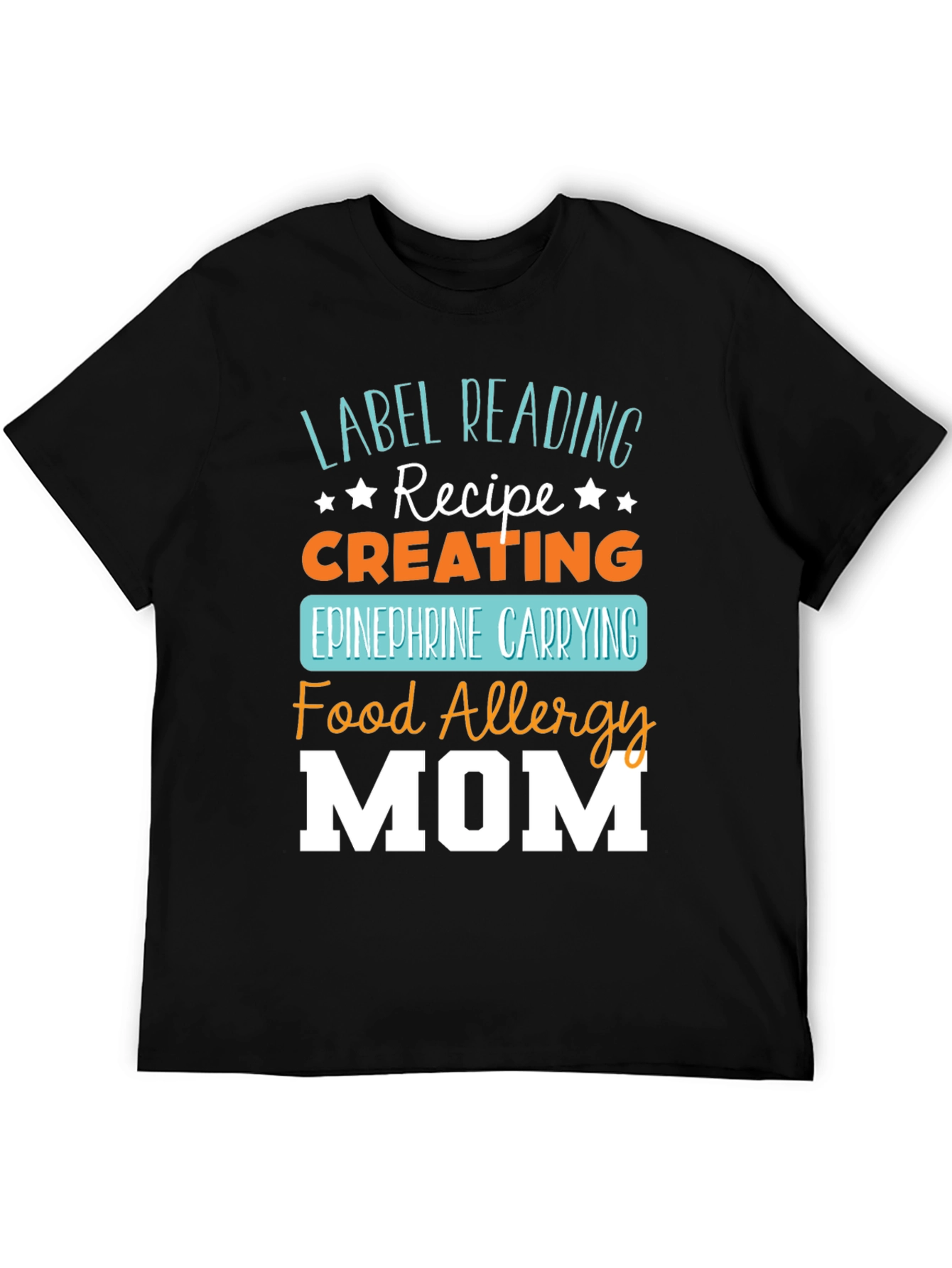Food Allergy Mom T-Shirt - Epinephrine Carrying Recipe Tee