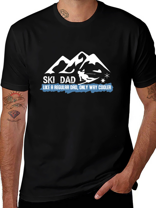Ski Dad T-Shirt - Cool Fathers Day Tee
