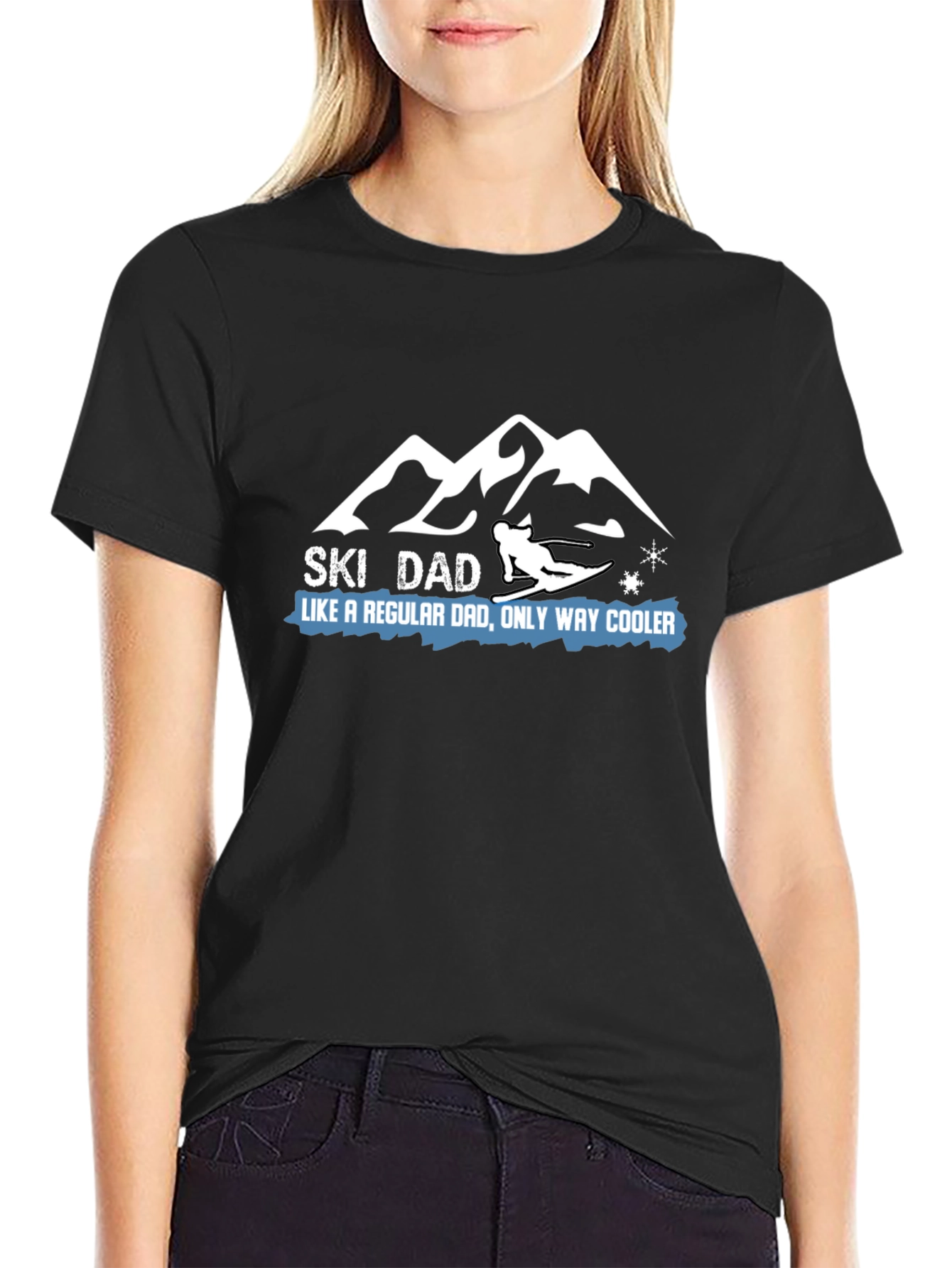 Ski Dad T-Shirt - Cool Fathers Day Tee