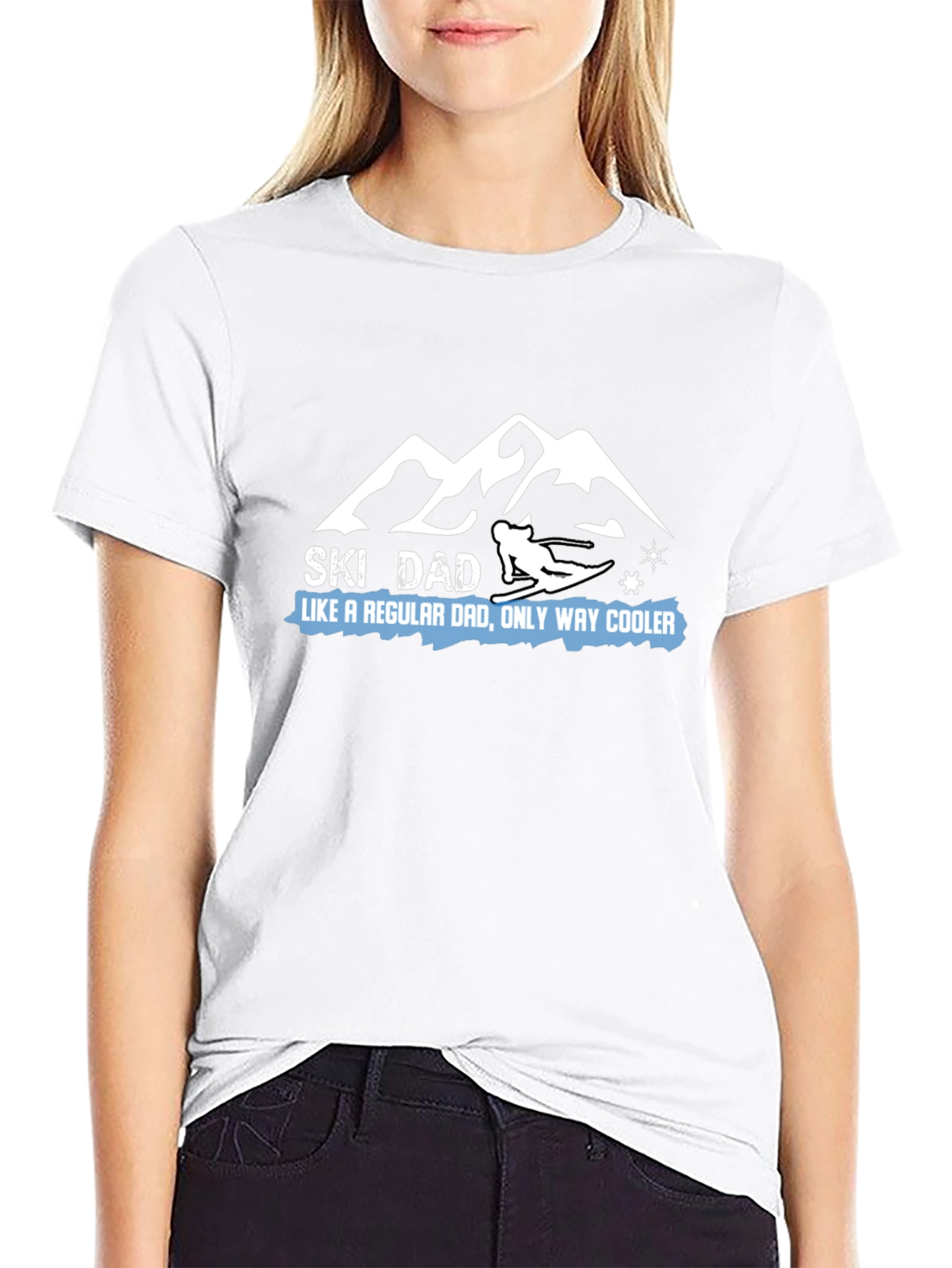 Ski Dad T-Shirt - Cool Fathers Day Tee