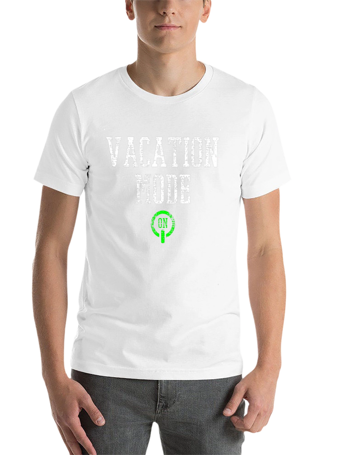 Vacation Mode On Black Graphic T-Shirt