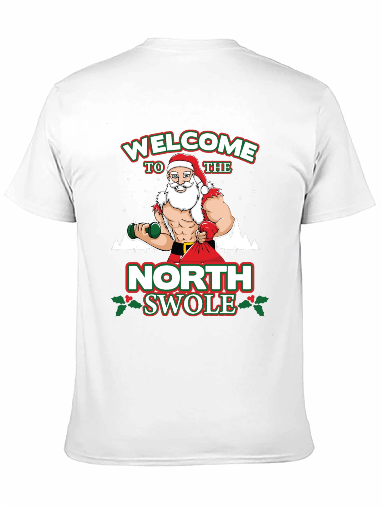 Welcome To The North Swolle Christmas Graphic Tee