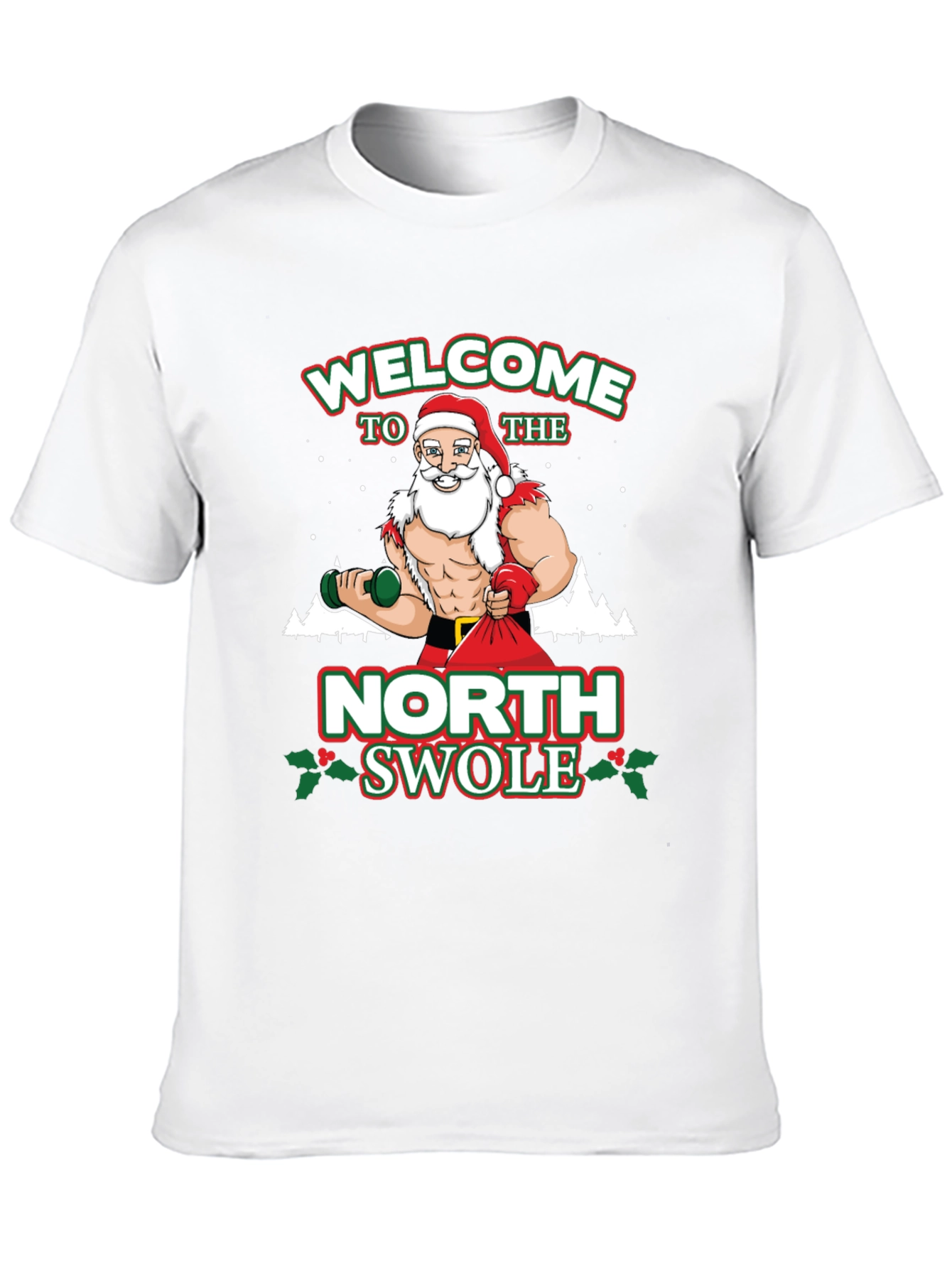 Welcome To The North Swolle Christmas Graphic Tee