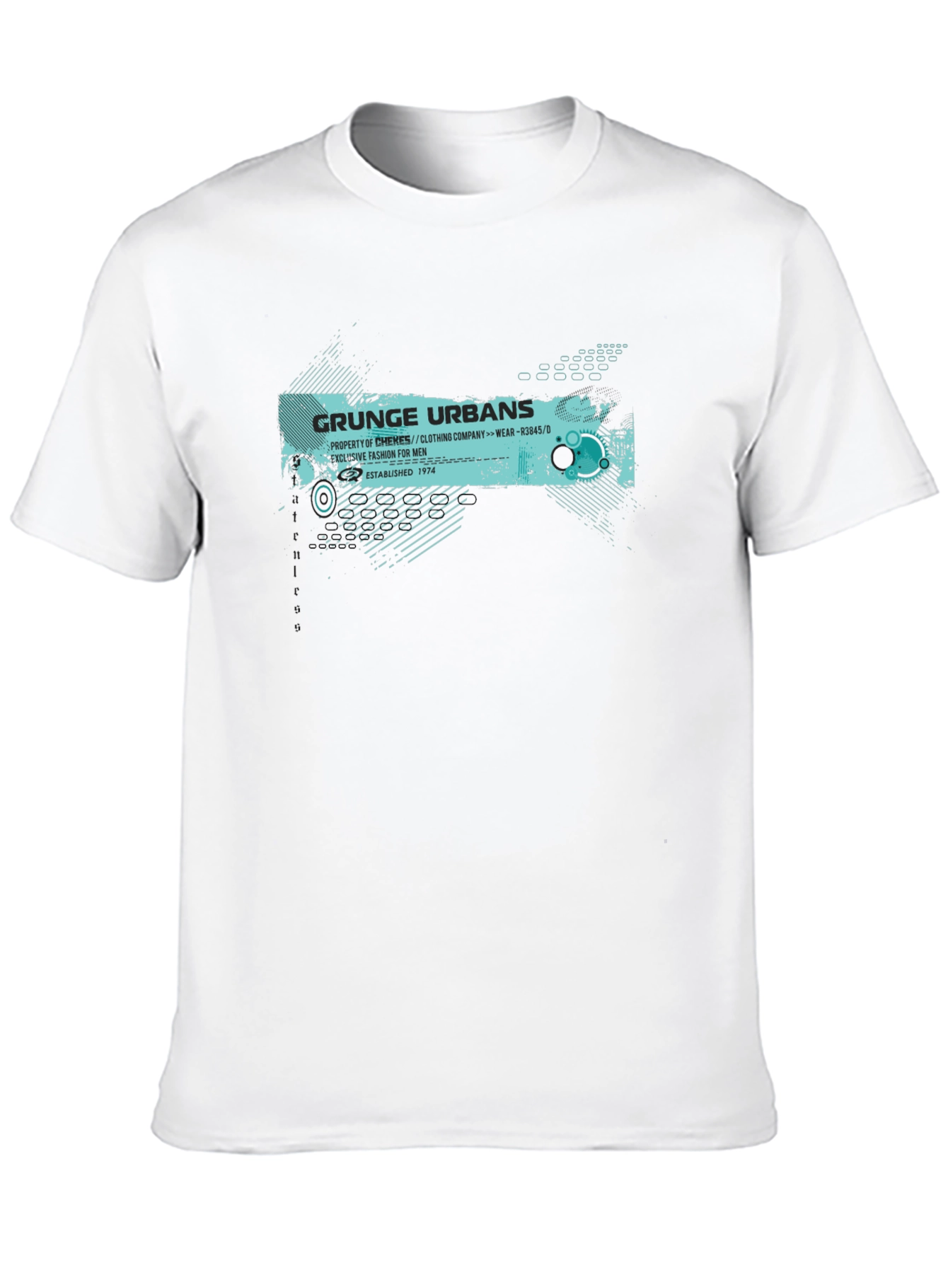 Grunge Urbans Graphic Tee - Mens Fashion