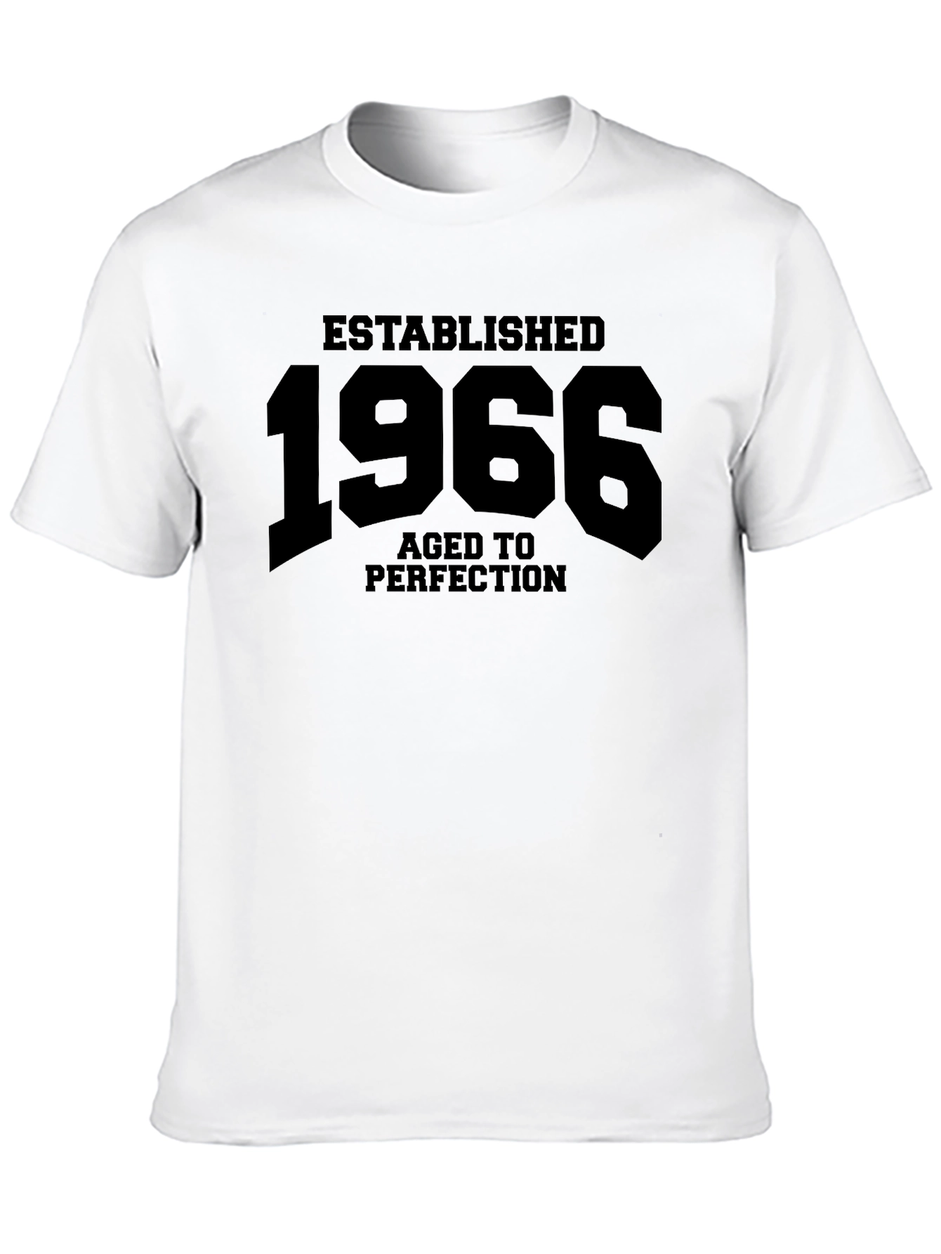 Established 1966 Aged To Perfection Black Tee