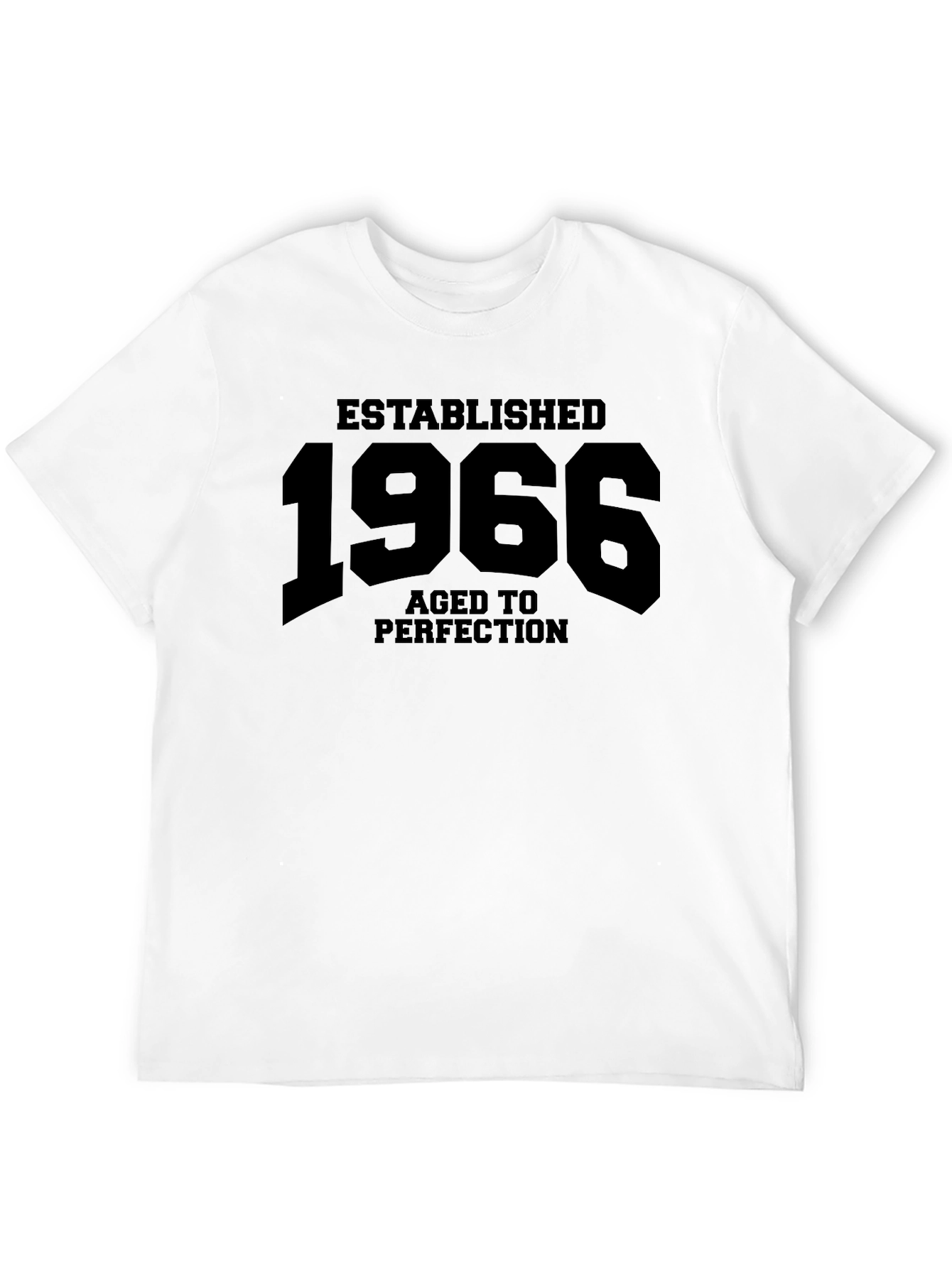 Established 1966 Aged To Perfection Black Tee