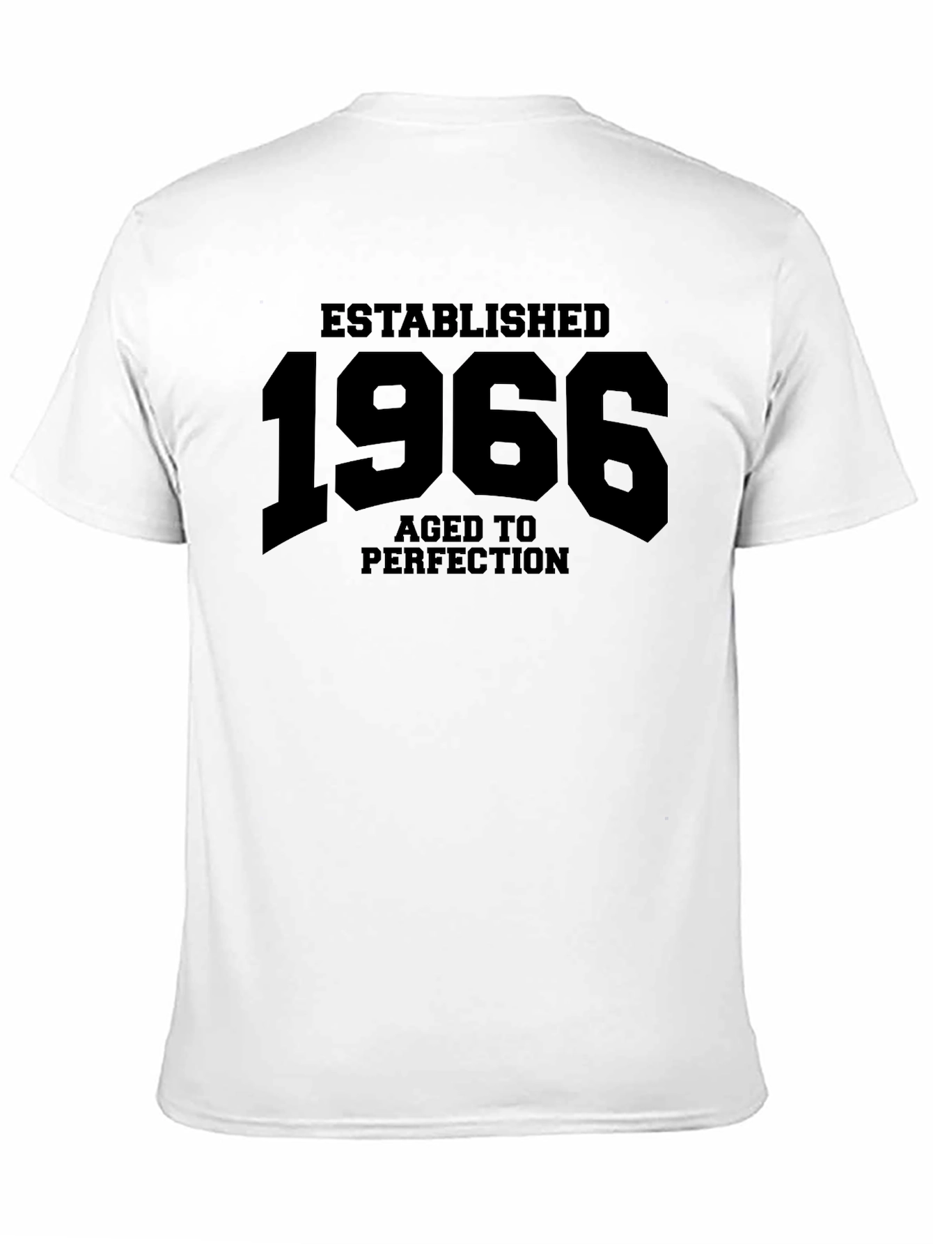 Established 1966 Aged To Perfection Black Tee