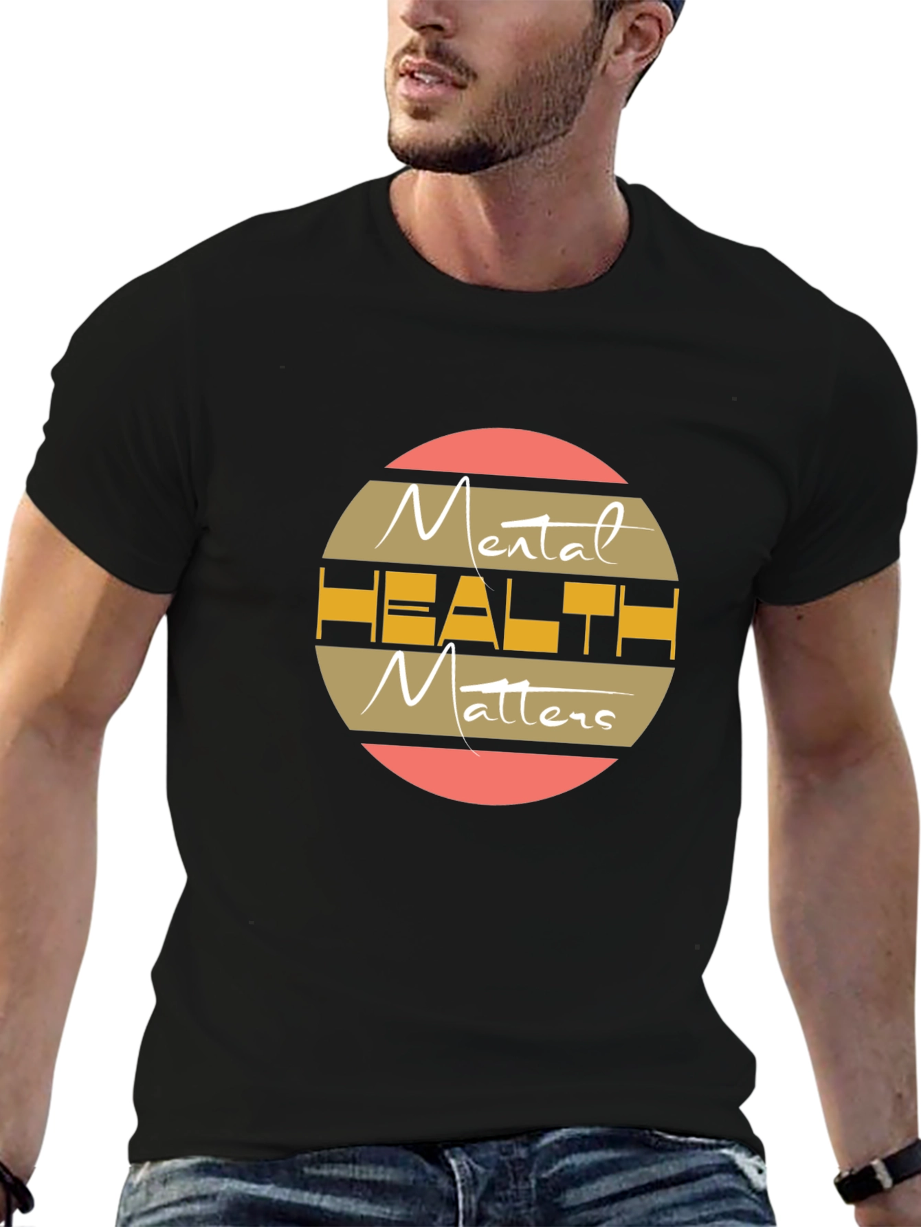 Mental Health Matters Graphic Tee - Black