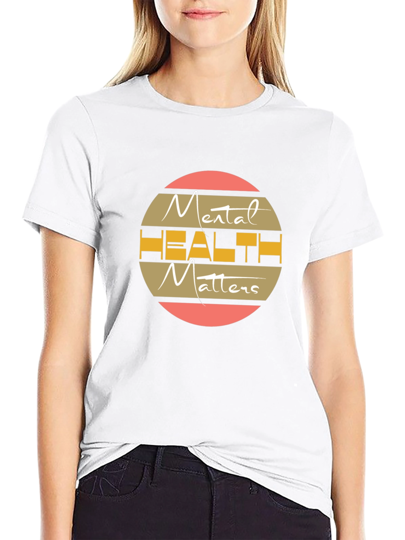 Mental Health Matters Graphic Tee - Black