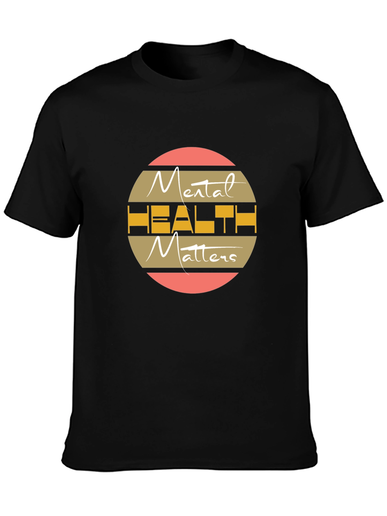 Mental Health Matters Graphic Tee - Black