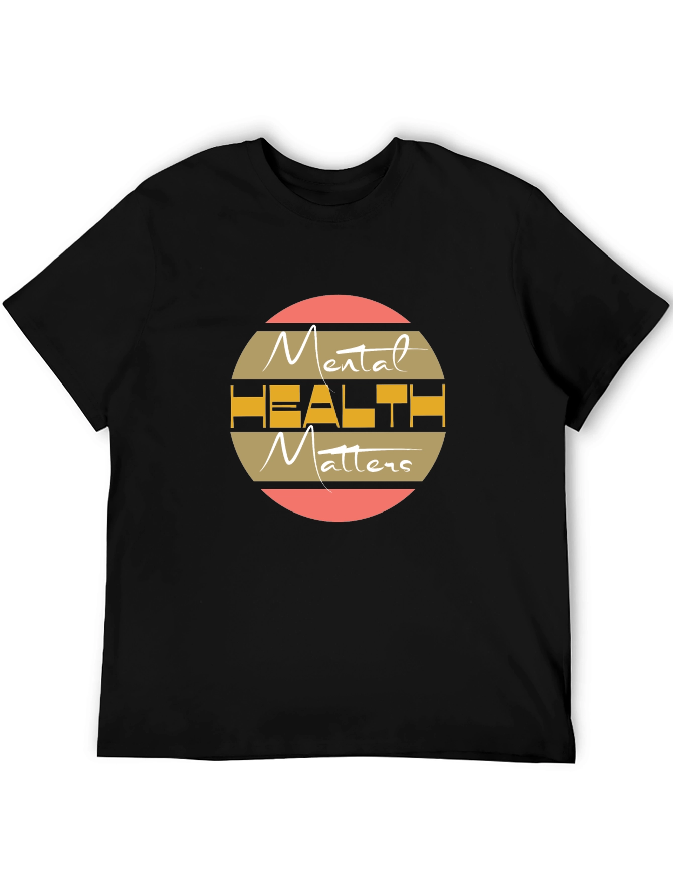 Mental Health Matters Graphic Tee - Black