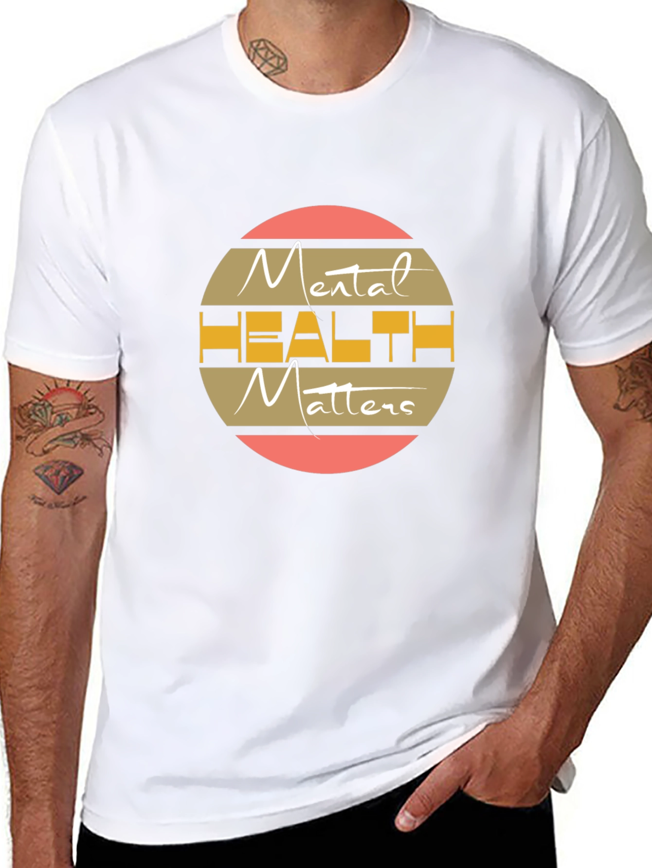 Mental Health Matters Graphic Tee - Black
