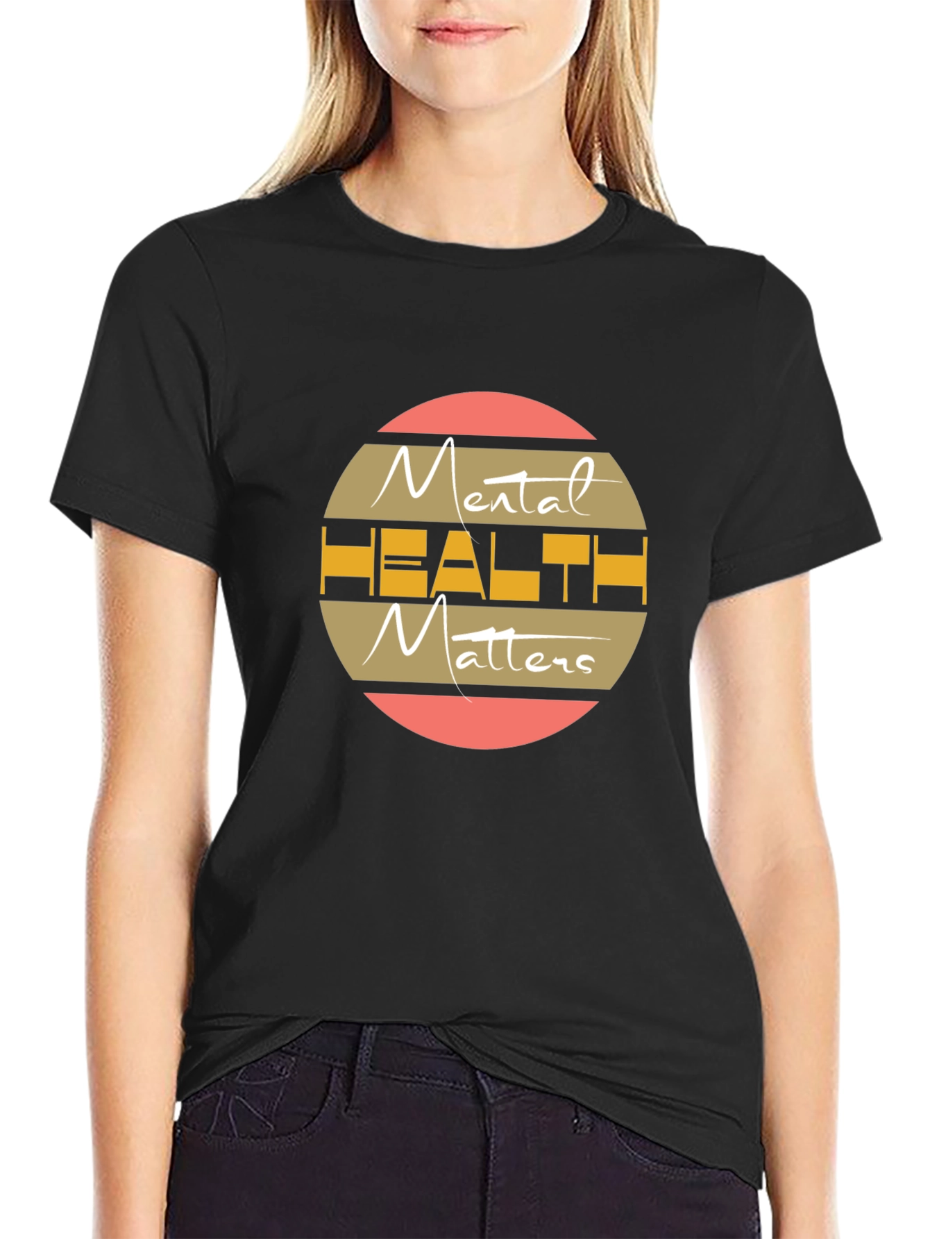 Mental Health Matters Graphic Tee - Black