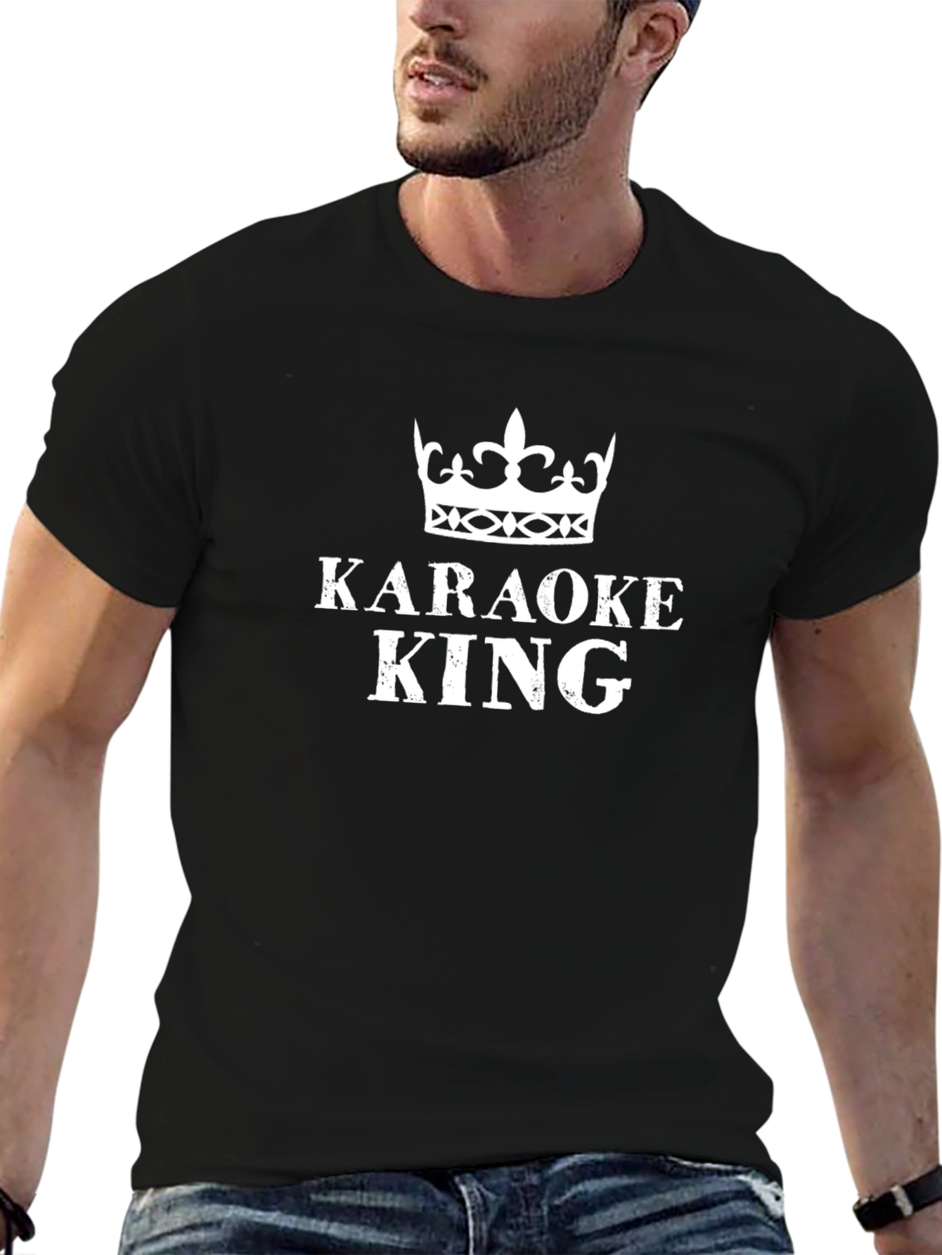Karaoke King Graphic Tee - Sing Your Heart Out!