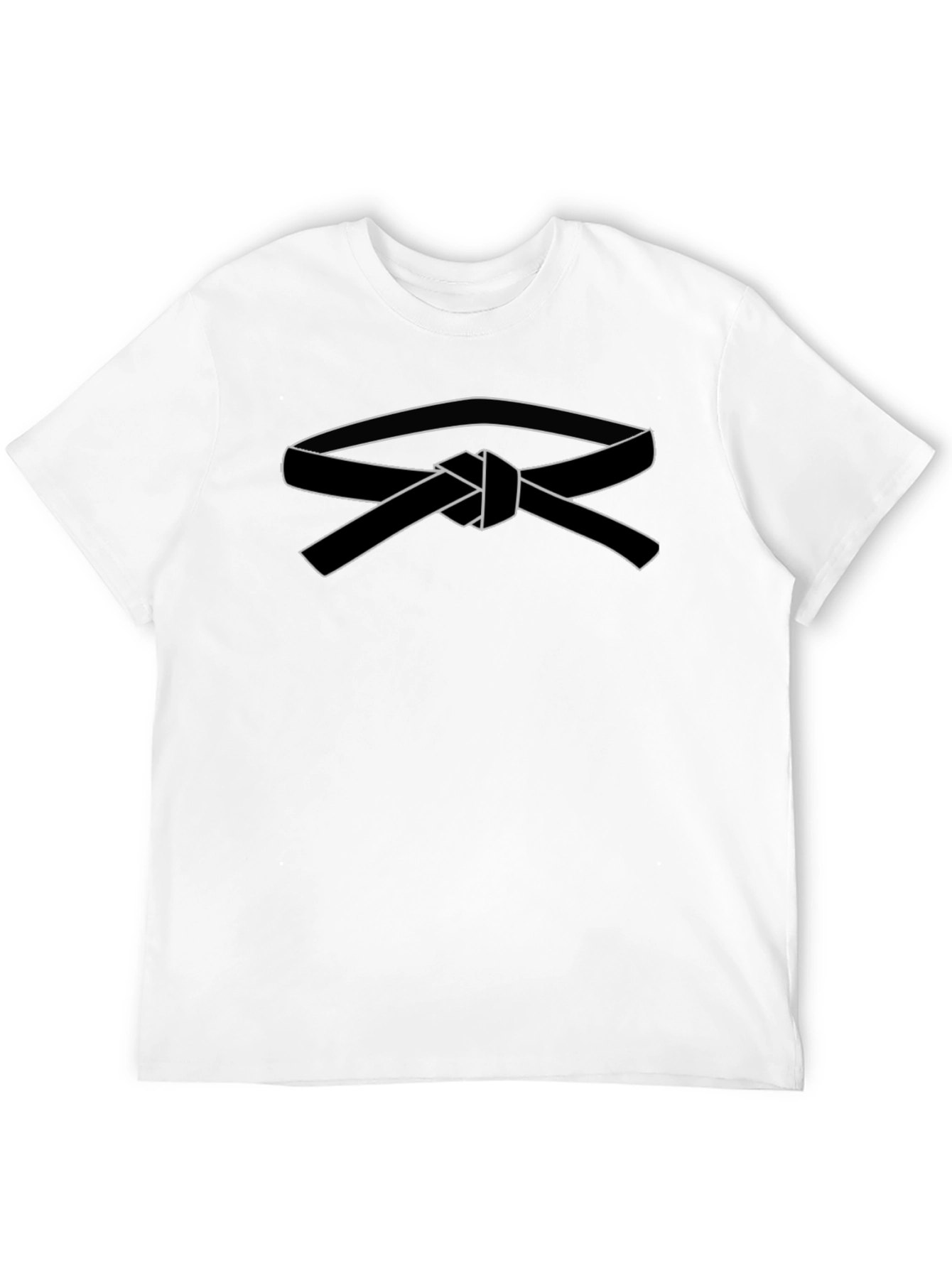 Karate Belt Graphic Tee - Black Martial Arts T-Shirt
