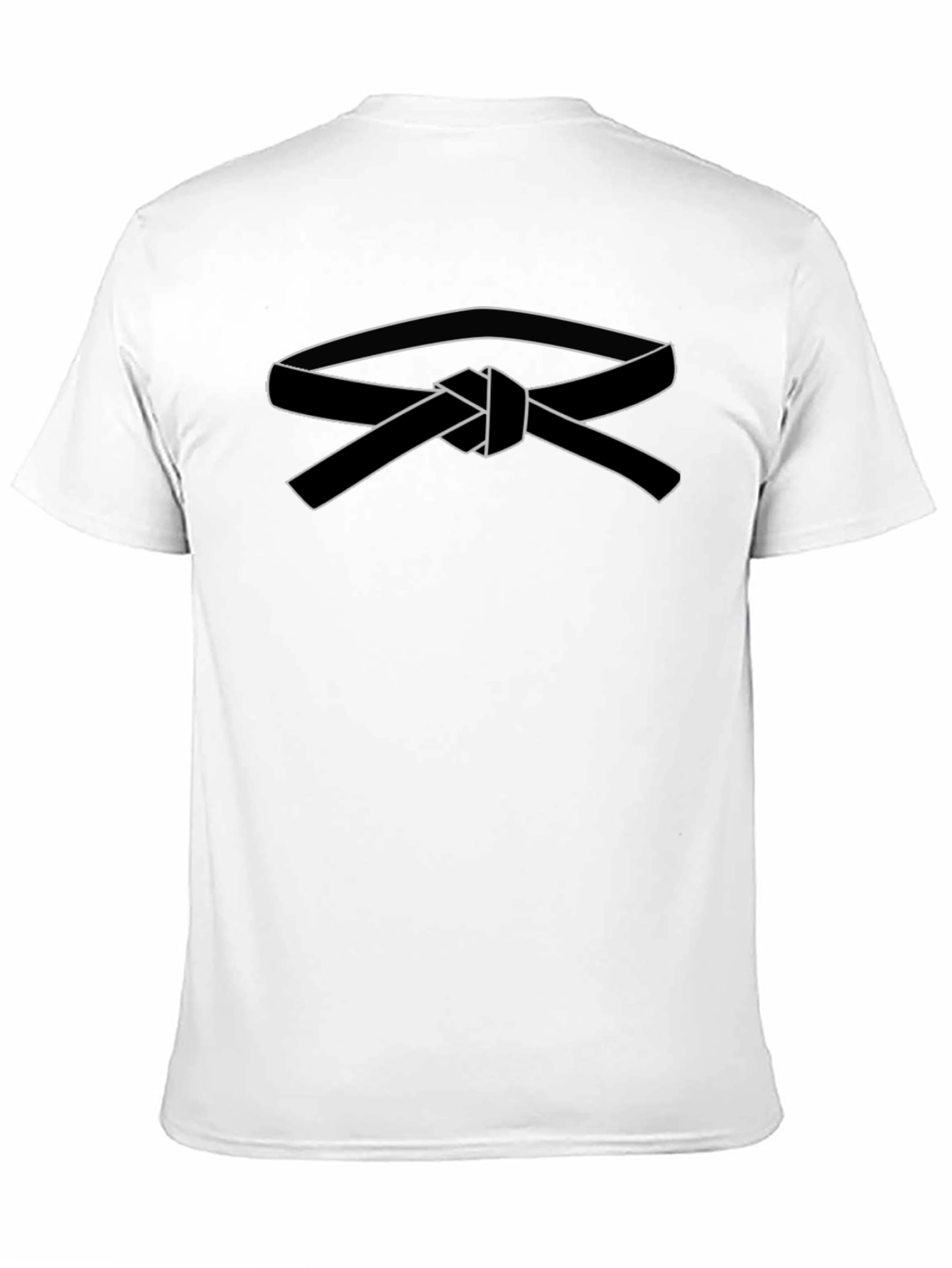 Karate Belt Graphic Tee - Black Martial Arts T-Shirt