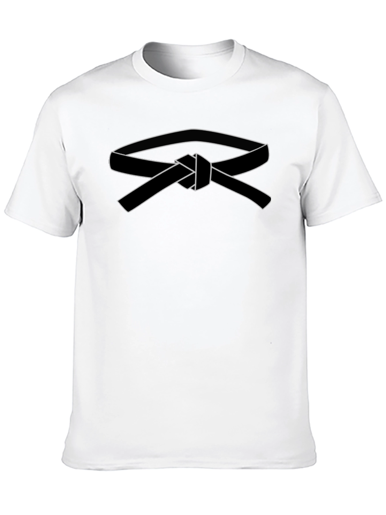 Karate Belt Graphic Tee - Black Martial Arts T-Shirt