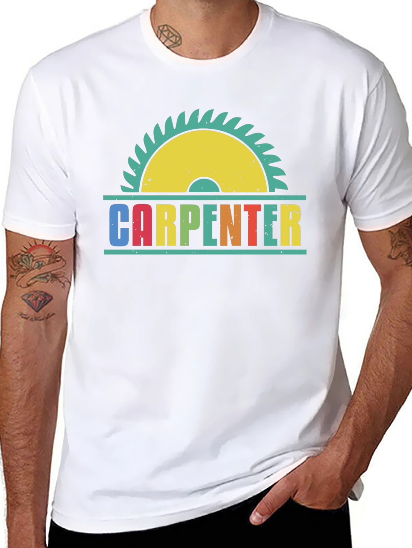 Carpenter Saw Blade Retro T-Shirt