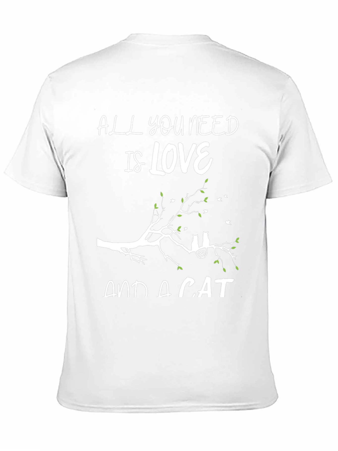Love and a Cat T-Shirt Cute Cat Lover Tee