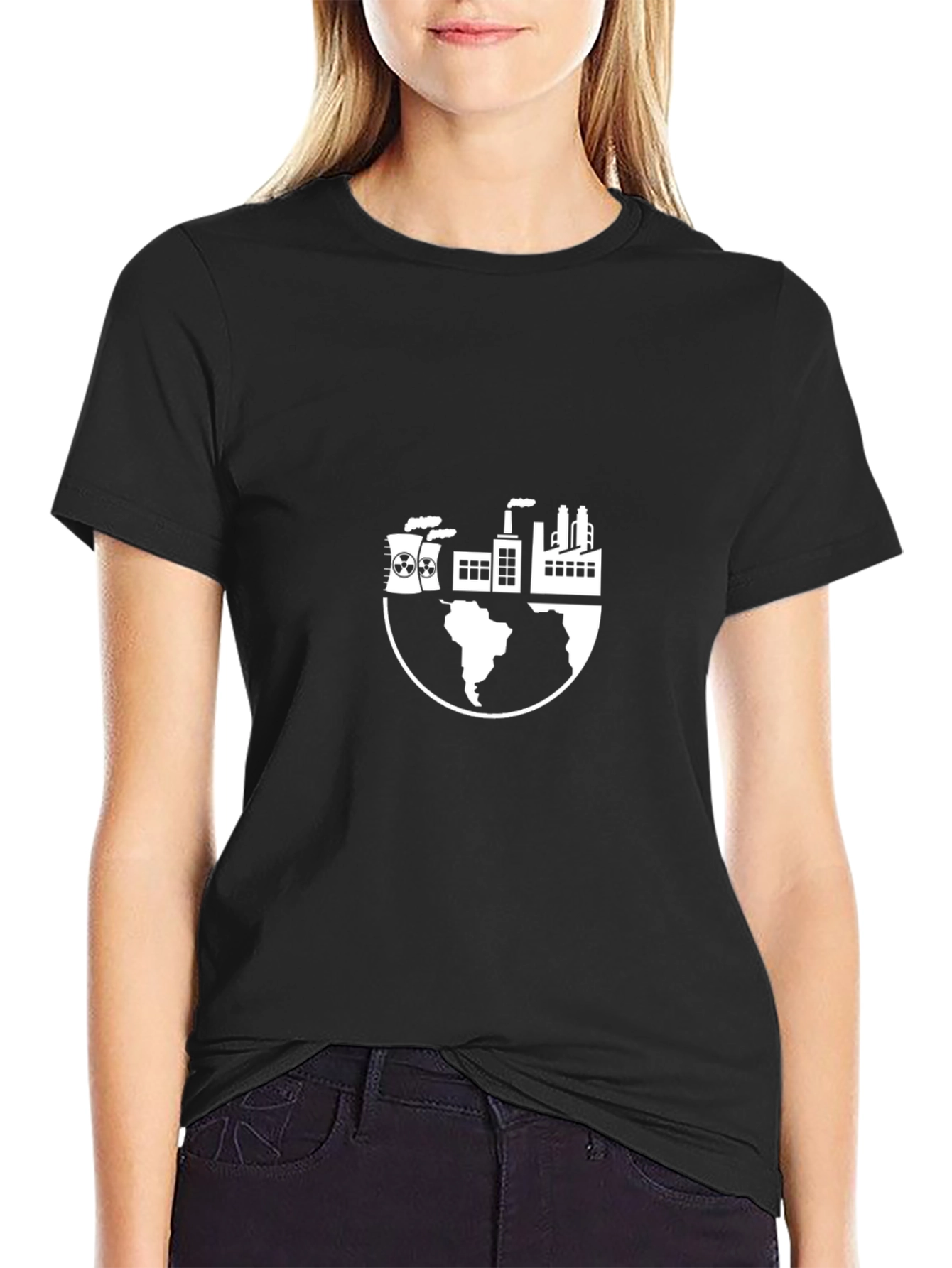 Eco-Conscious Factory Graphic Tee