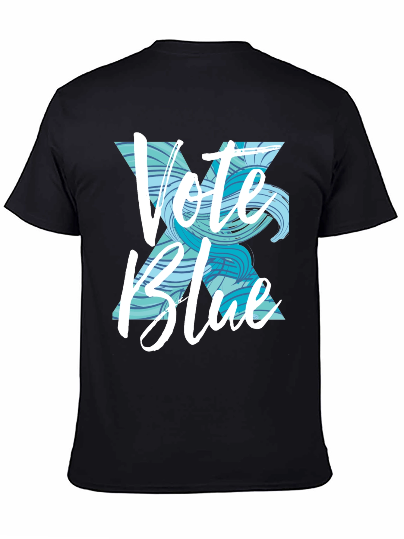 Vote Blue Graphic Tee - Support Democracy