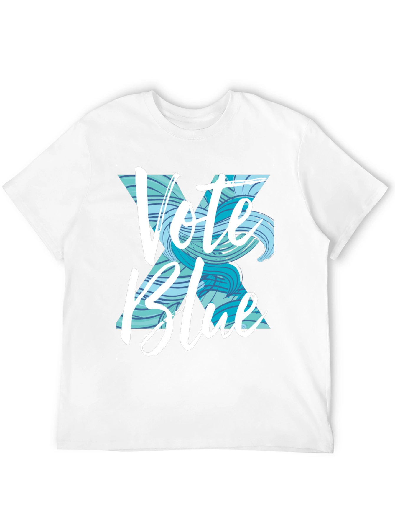 Vote Blue Graphic Tee - Support Democracy
