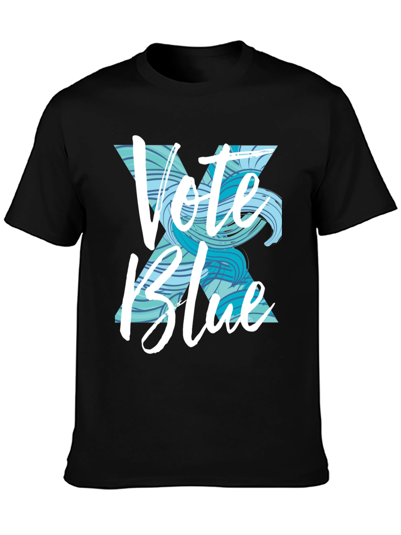 Vote Blue Graphic Tee - Support Democracy