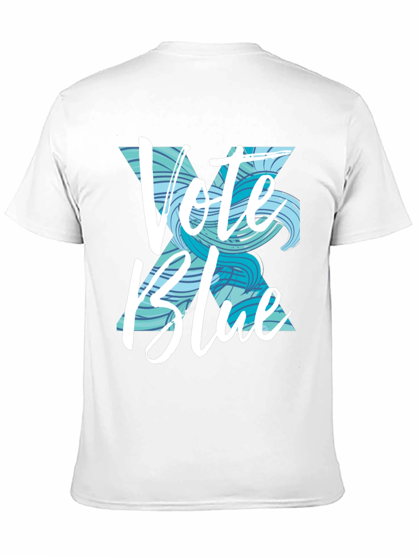 Vote Blue Graphic Tee - Support Democracy