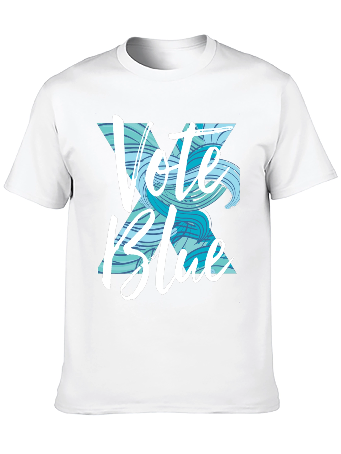 Vote Blue Graphic Tee - Support Democracy