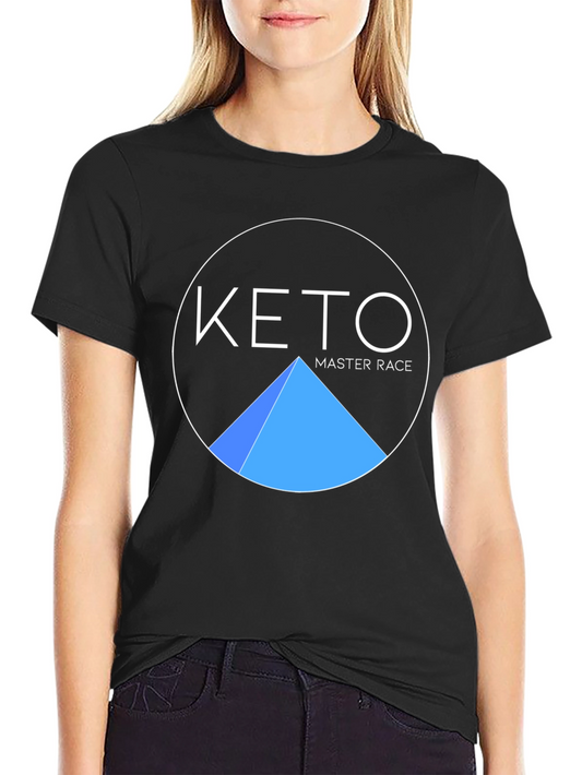 Keto Master Race Graphic Tee - Black Comfortable Fit