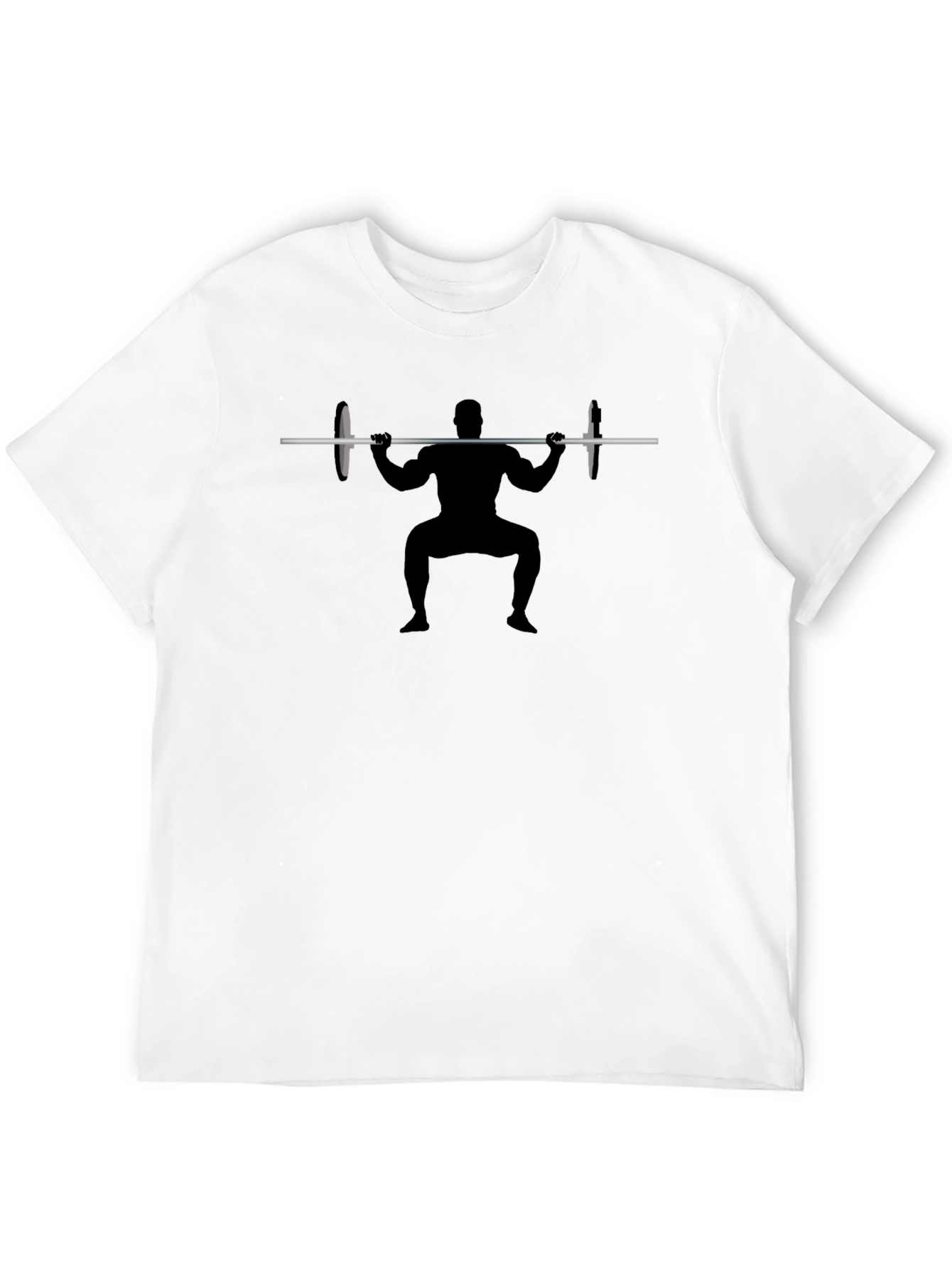Weightlifting Squat Black T-Shirt