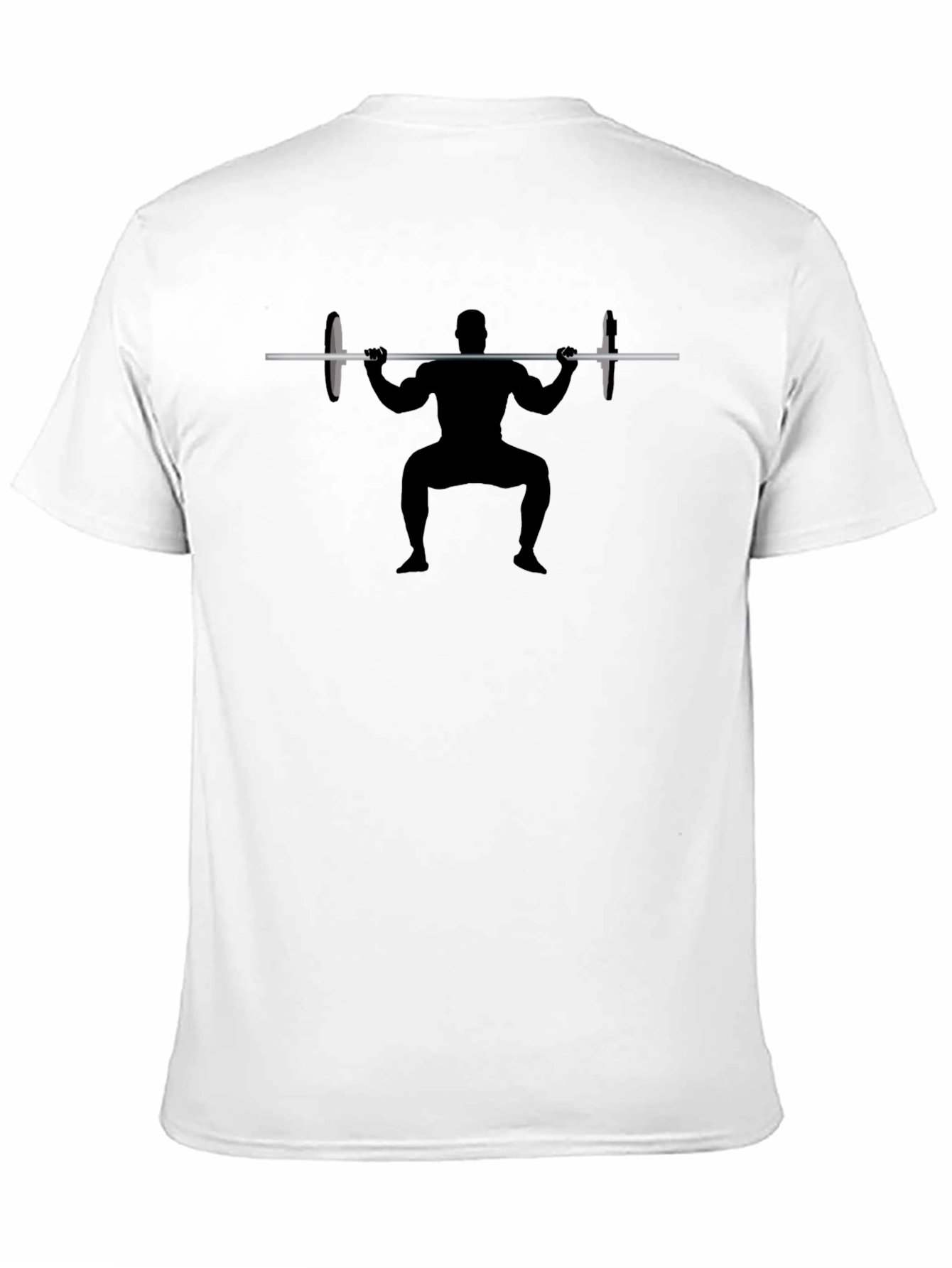 Weightlifting Squat Black T-Shirt
