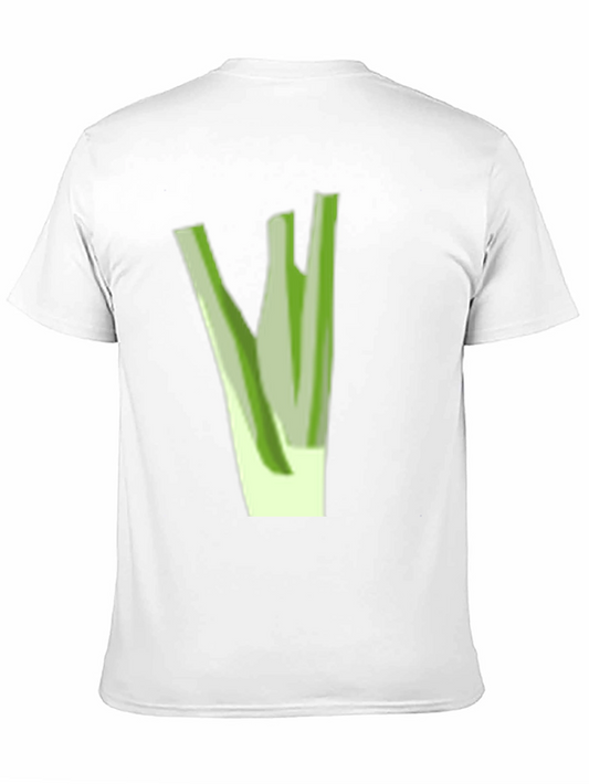 Celery Graphic Tee - Black Cotton Blend Shirt