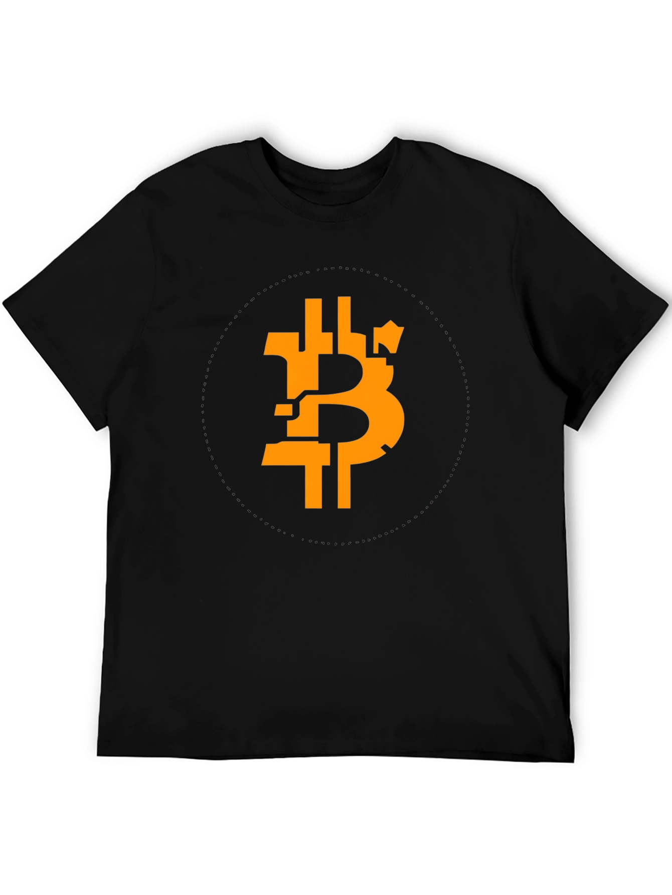 Bitcoin Symbol Black T-Shirt