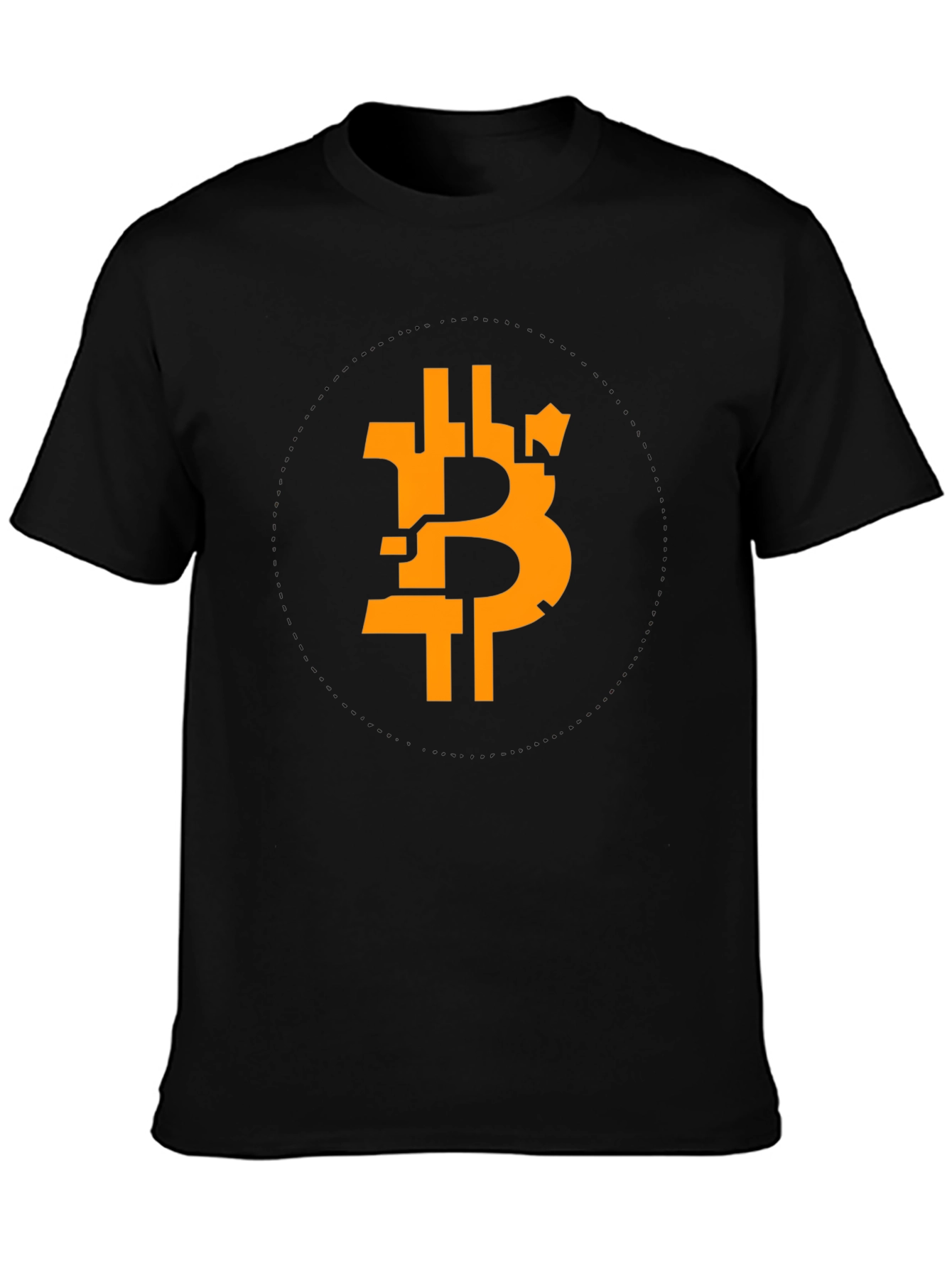 Bitcoin Symbol Black T-Shirt