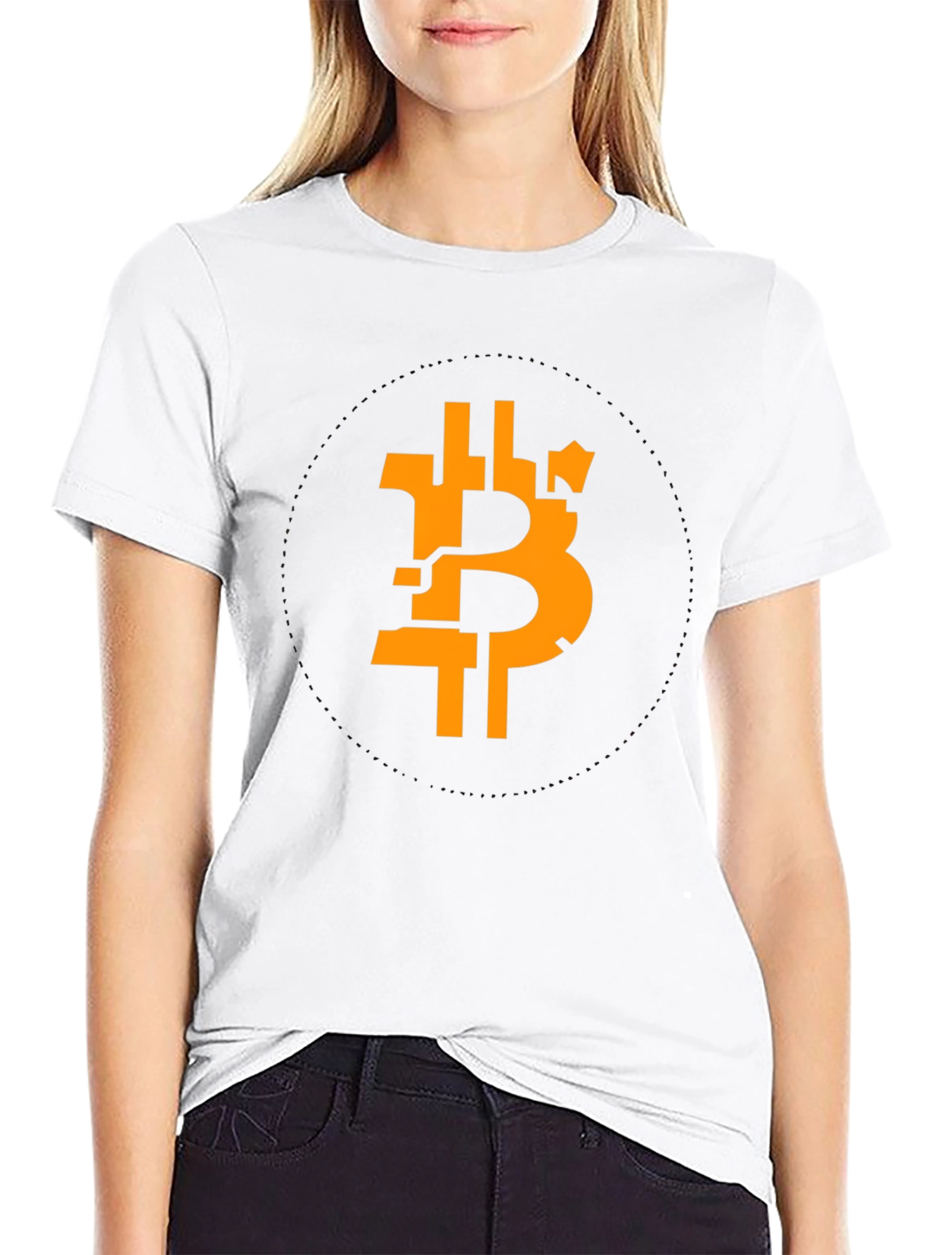 Bitcoin Symbol Black T-Shirt