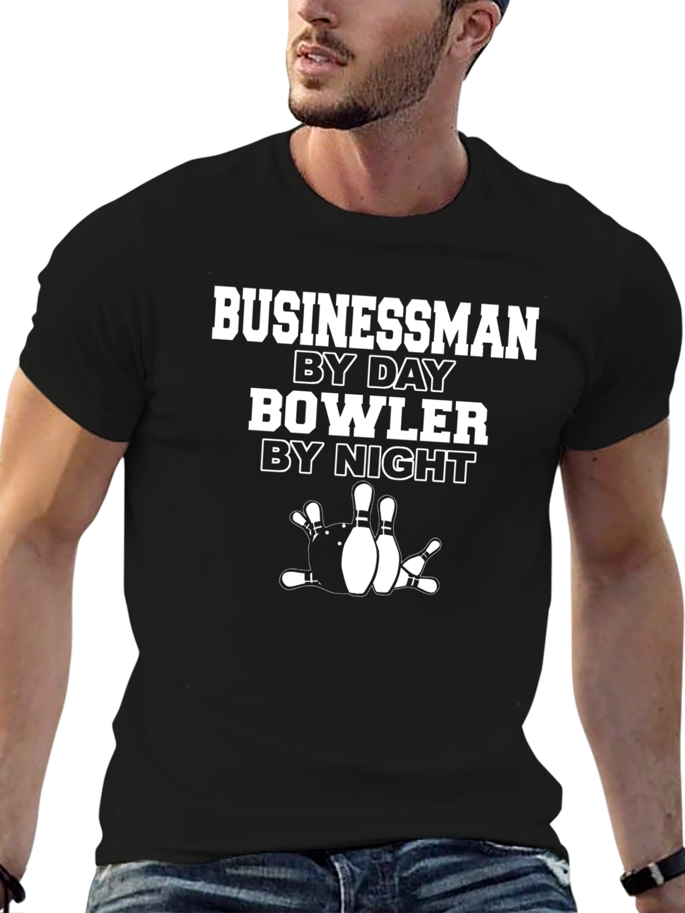 Businessman Bowler T-Shirt