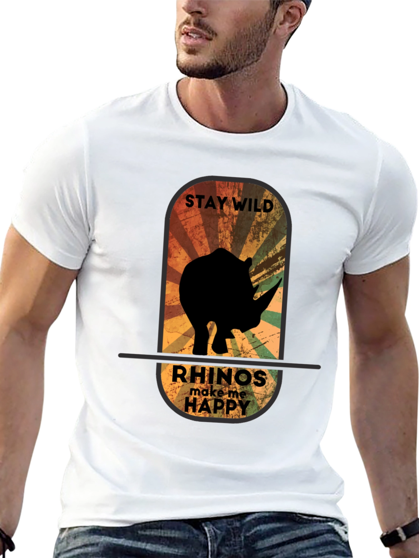 Stay Wild Rhinos T-Shirt