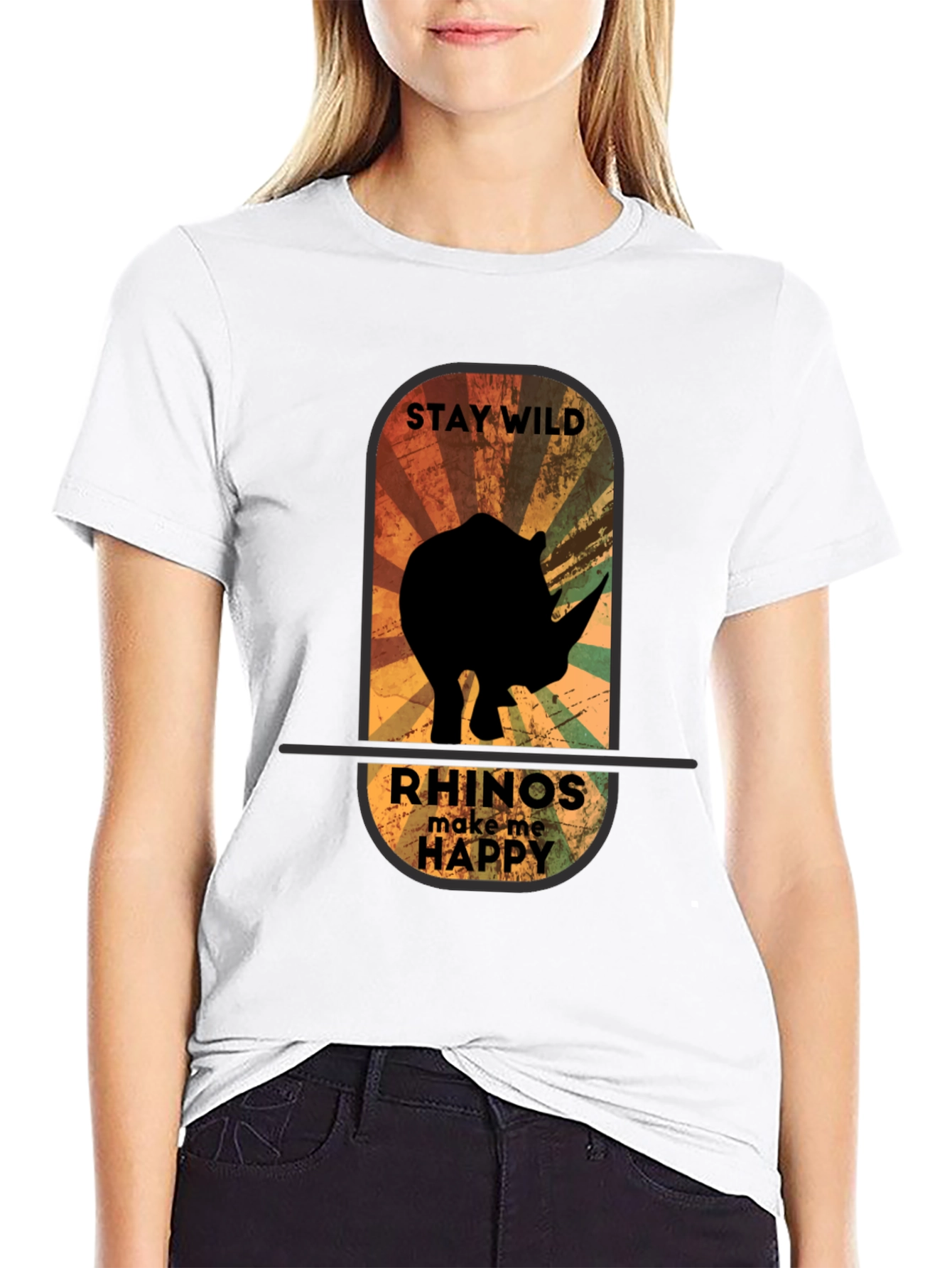 Stay Wild Rhinos T-Shirt