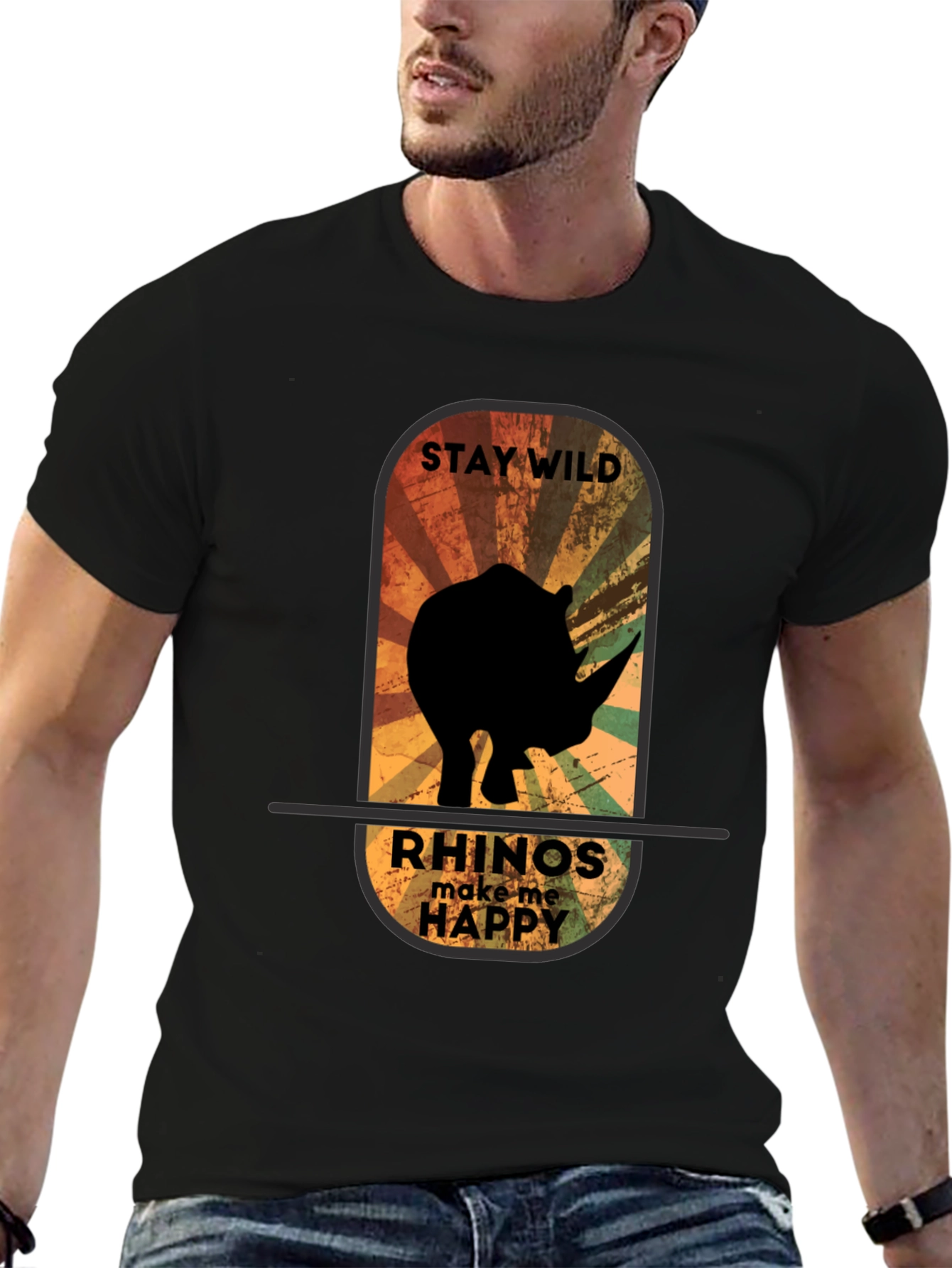 Stay Wild Rhinos T-Shirt