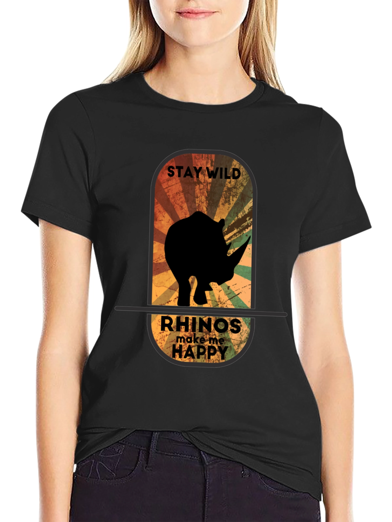 Stay Wild Rhinos T-Shirt